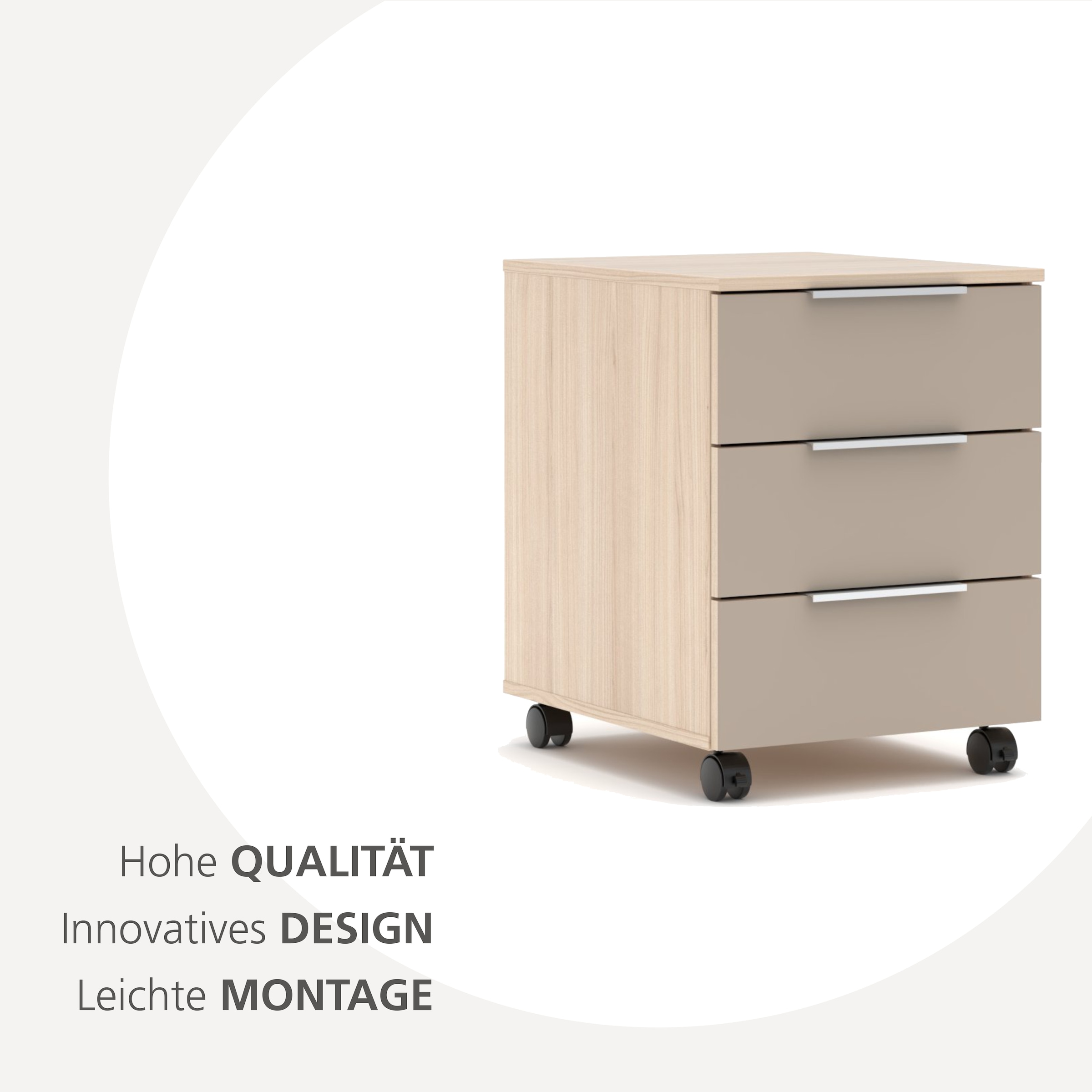 Innostyle Caisson à roulettes »Santorin« 1 cuis tlg. roulettes partiellement freinées