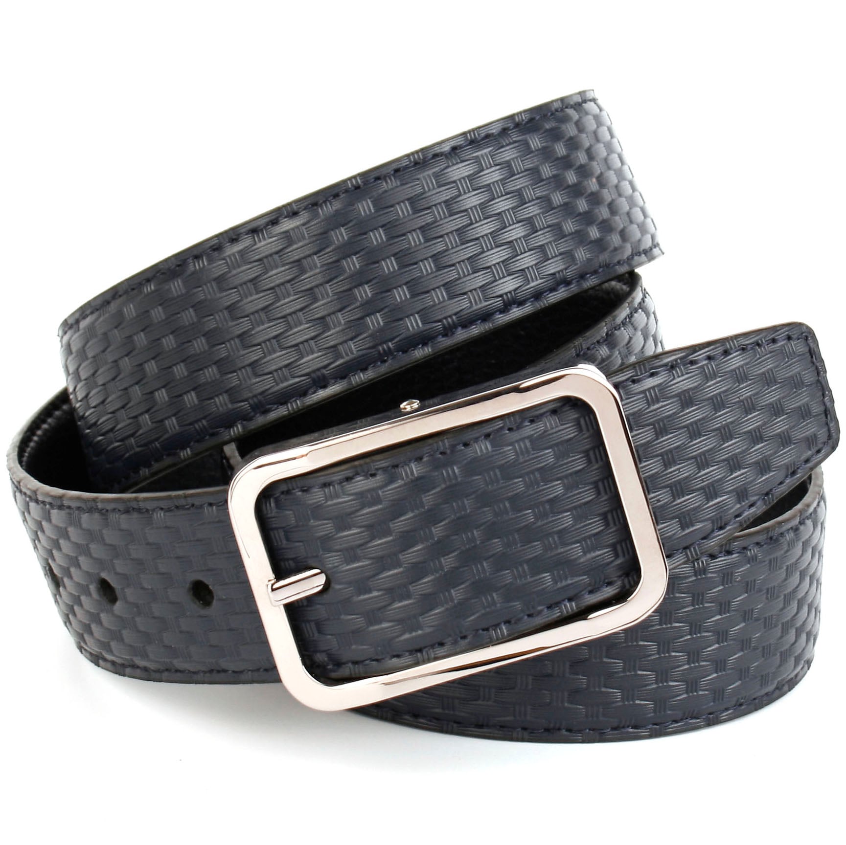 Image of Anthoni Crown Ledergürtel, Wendegürtel mit silberfarbener Dornschliesse bei Ackermann Versand Schweiz