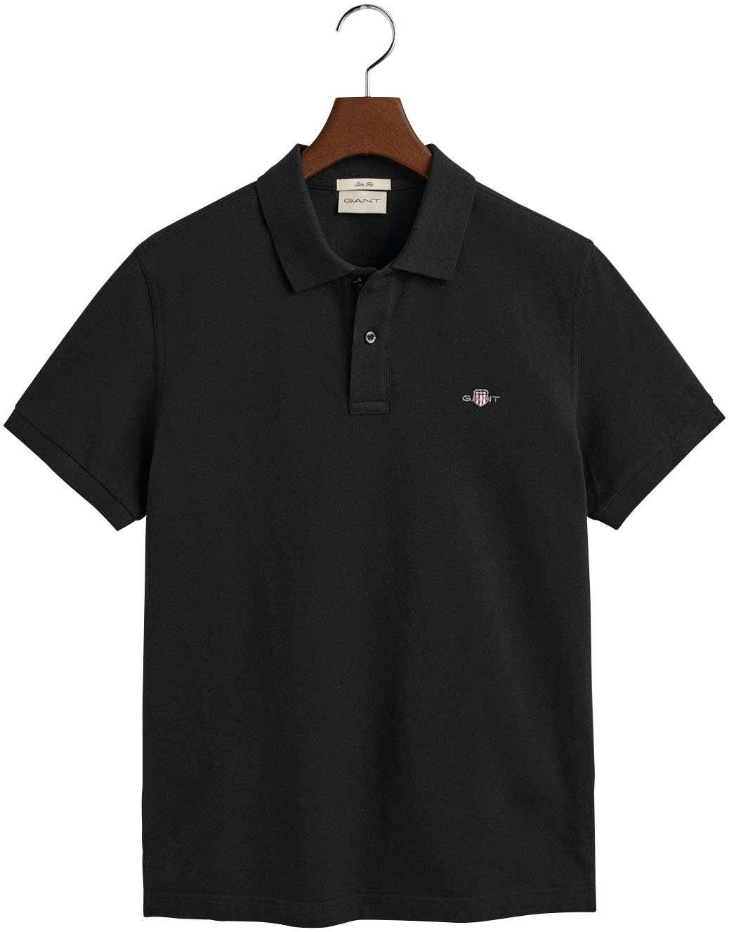 Gant Poloshirt »SLIM ORIGINAL PIQUE SS RUGGER«, mit Logostickerei auf der Brust