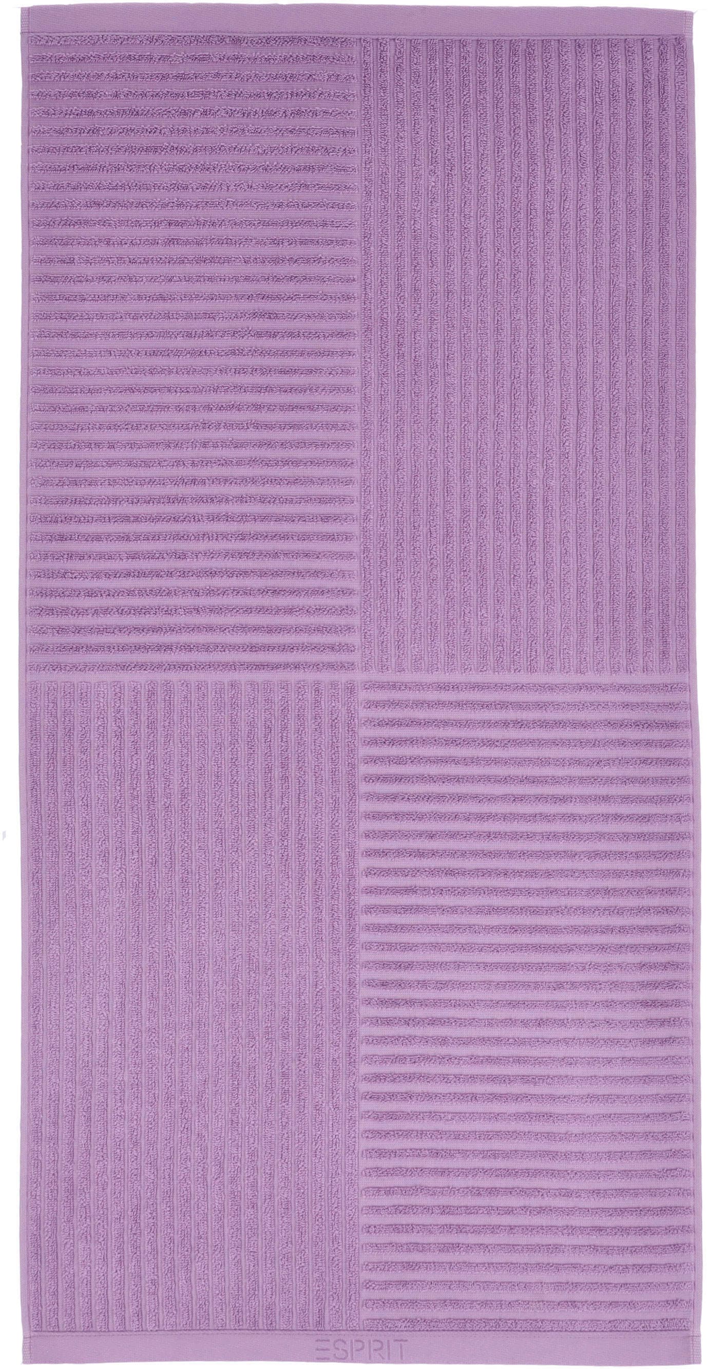 Esprit Handtuch »Modern Lines«, (1 St.), mit Hoch-Tief Linienstruktur