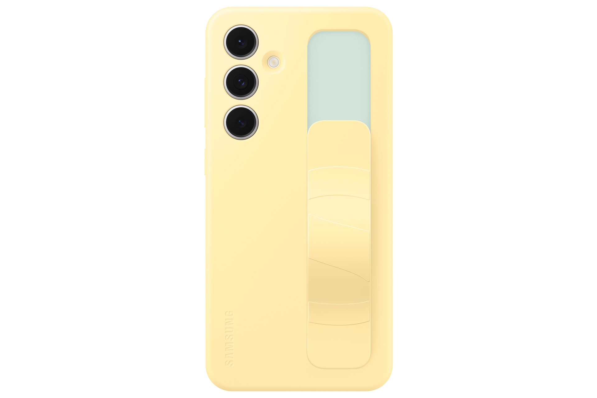 Samsung Handyhülle »Standing Grip Case für Samsung Galaxy S24 FE«, Backcover, Schutzhülle, Handyschutzhülle, Case, Schutzcase, stossfest