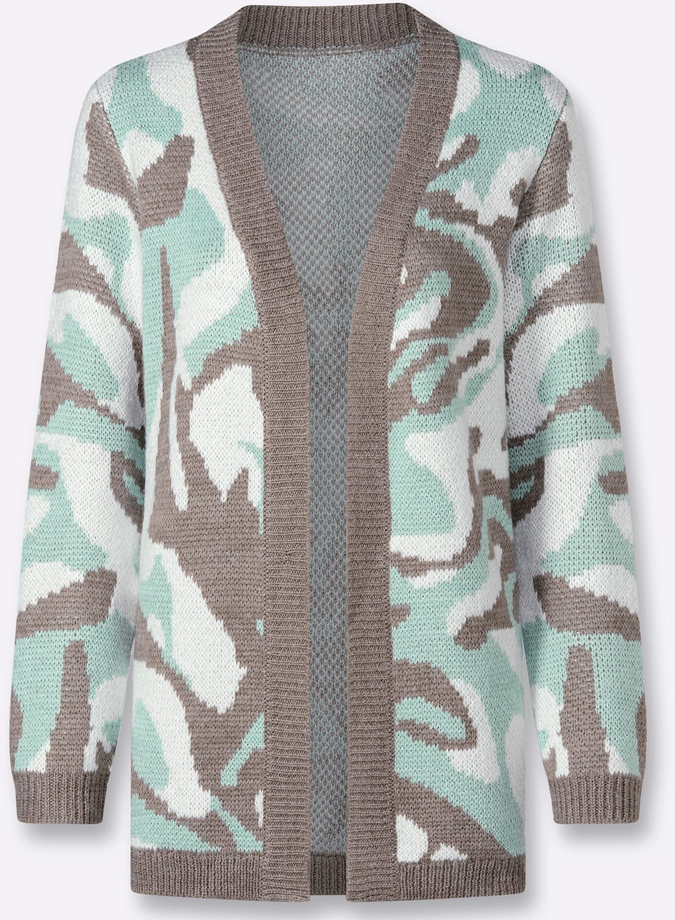 Inspirationen Jacquardstrickjacke