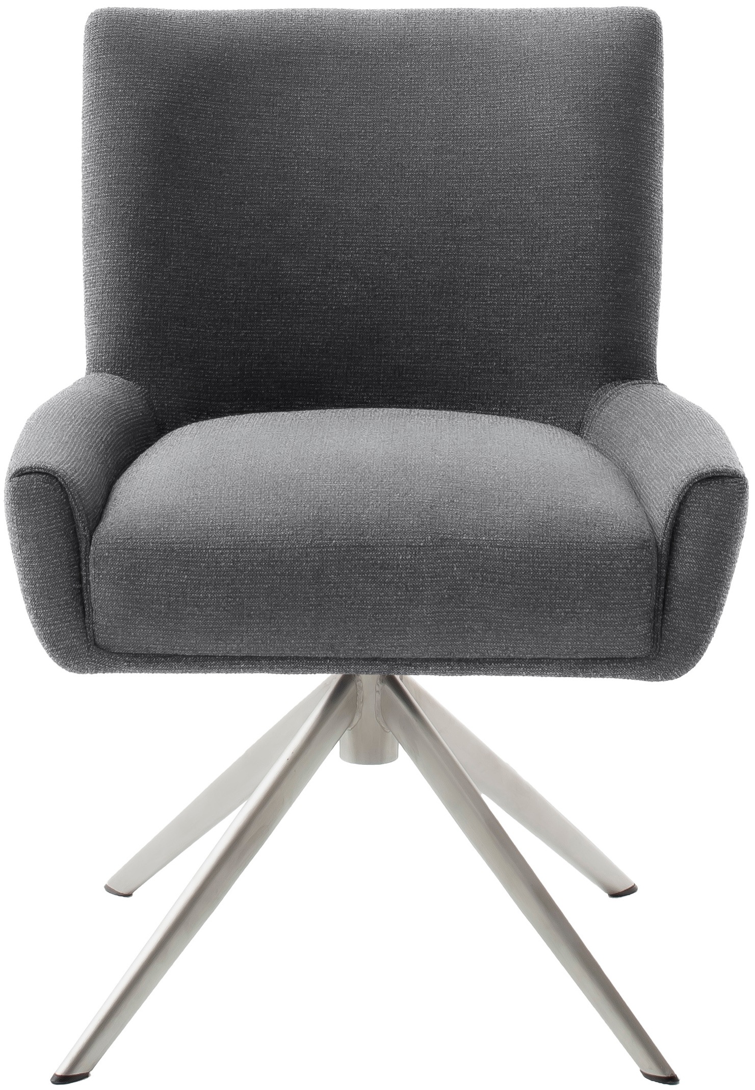 MCA furniture 4-Fussstuhl »WILSON Esszimmerstuhl, Armlehnstuhl, Polsterstuhl, modern«, (Set), 1 St., Flachgewebe, Stuhl, Armlehnenstuhl, drehbar, Taschenfederkern, belastbar 160 kg,XXL