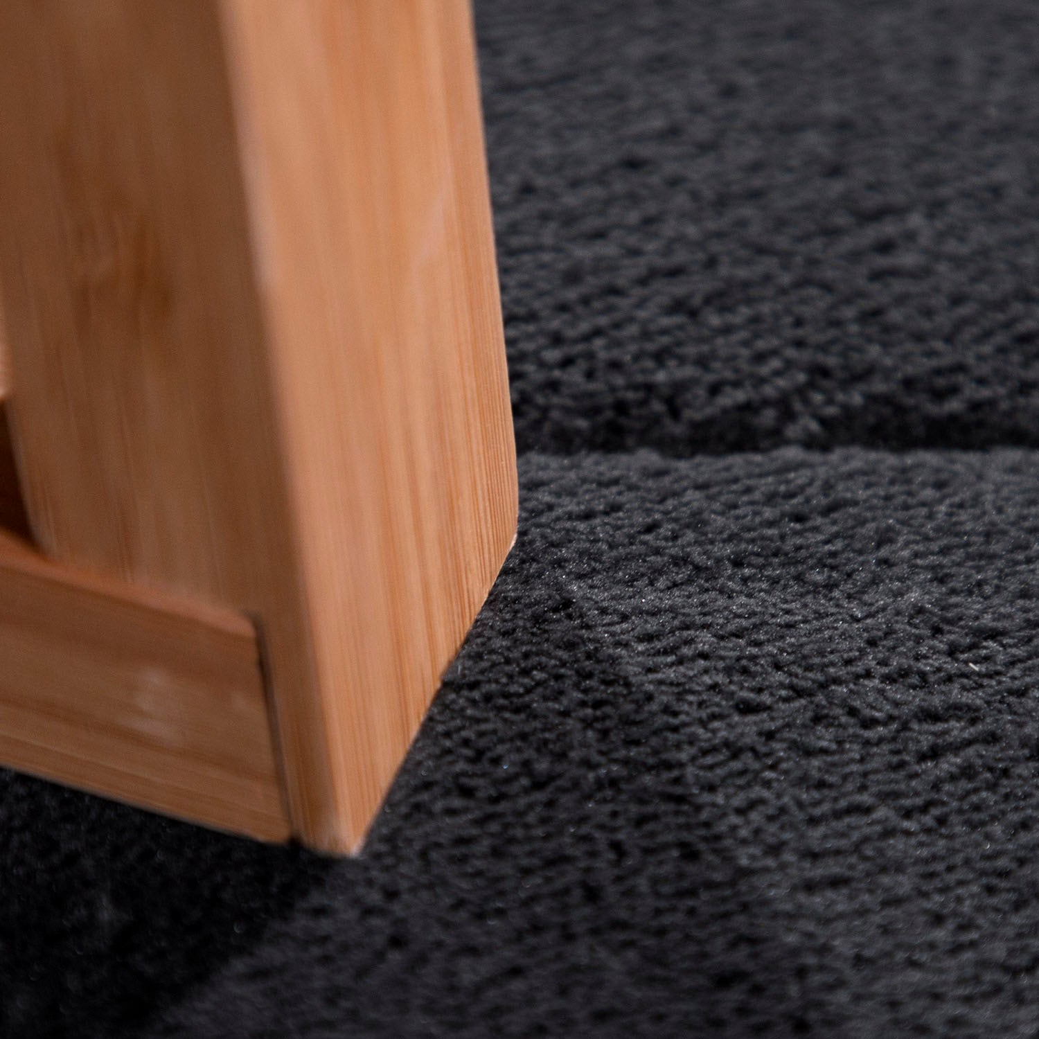 Paco Home Badematte »Corby 252, Memory-Schaum Effekt«, rutschhemmend beschichtet, fussbodenheizungsgeeignet, Badteppich, Uni Farben, gestreift, Hoch-Tief Effekt