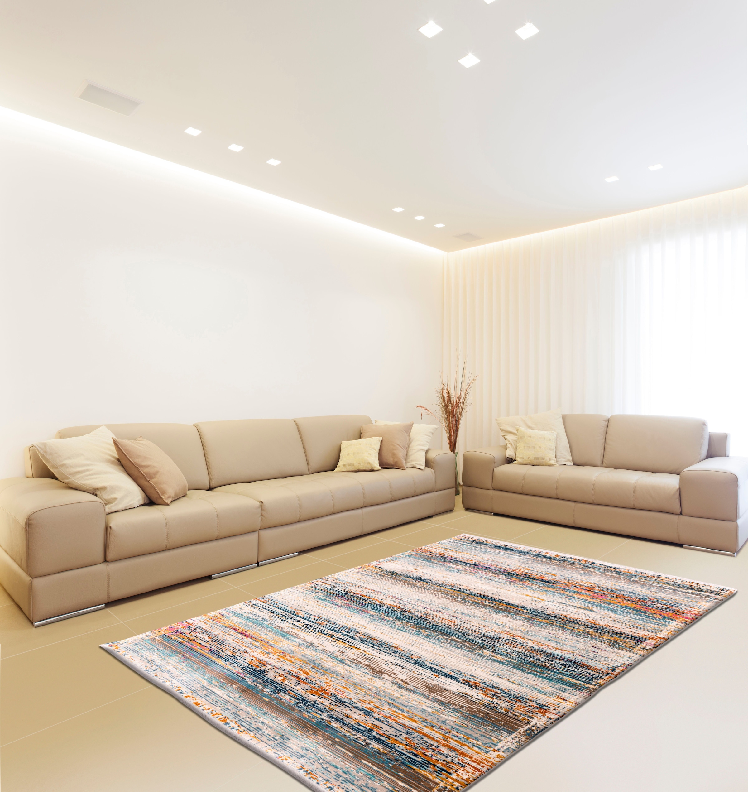 calo-deluxe Teppich günstig rechteckig, kaufen Wohnzimmer »Valessa-808«