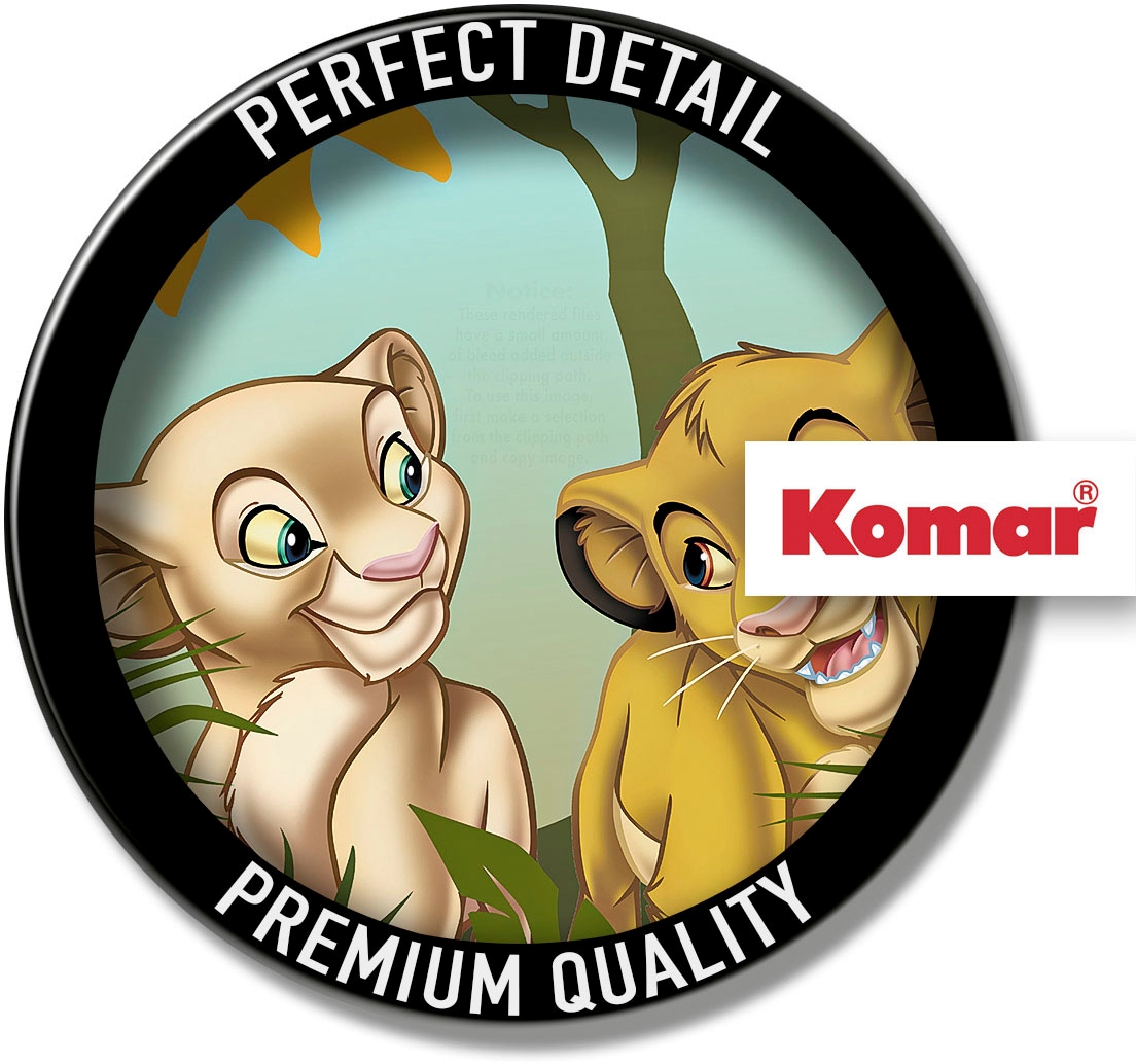 Komar Bild »Lion King Urembo Meadows«, Disney, (1 St.), Wandbild zur Dekoration im Kinderzimmer - ohne Rahmen
