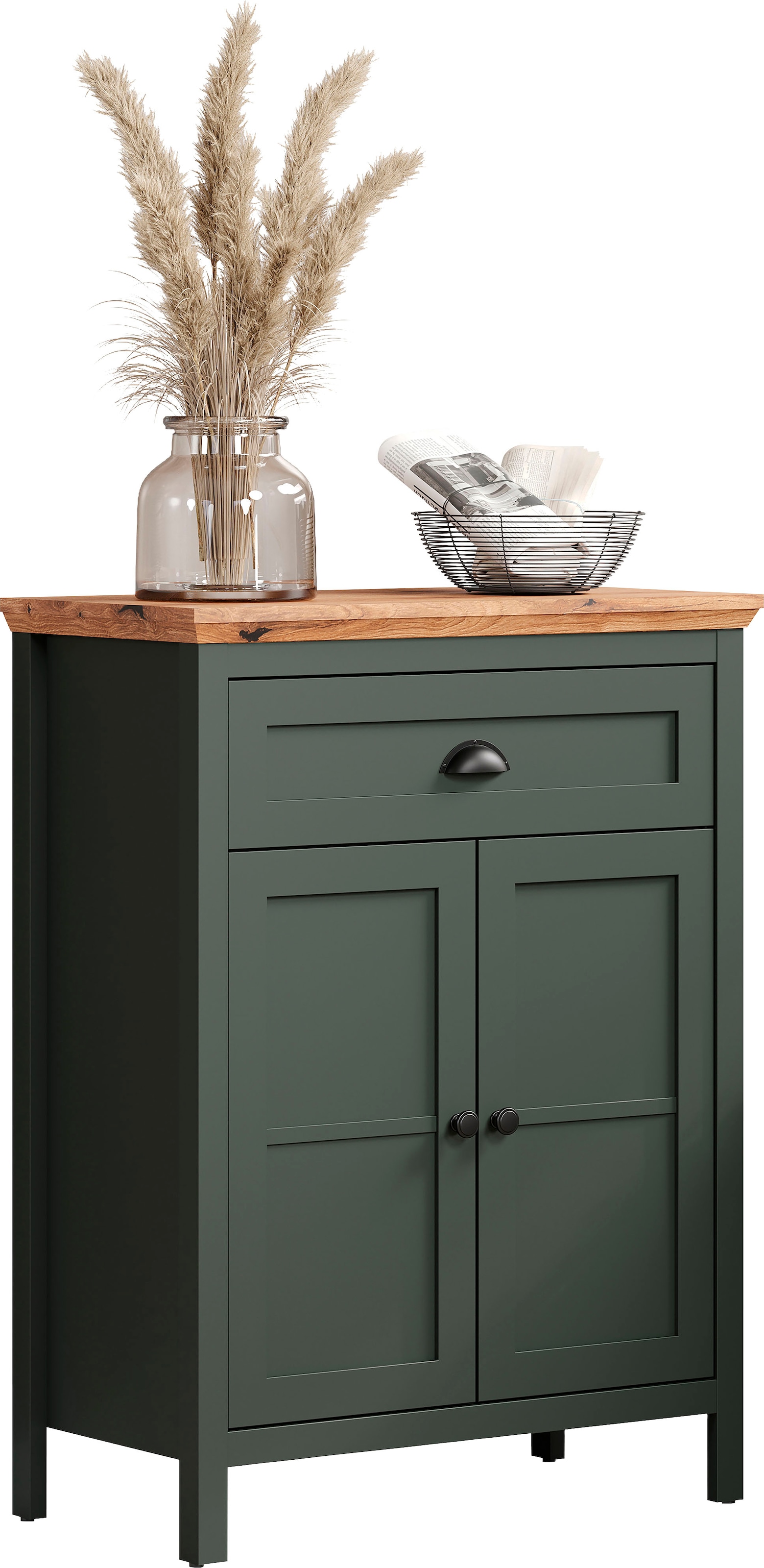 Home affaire Commode »Vienna« 1 cuis tlg. Commode avec 2 portes, 1 tiroir & fermeture douce - (L/P/H) 77/39/102 cm