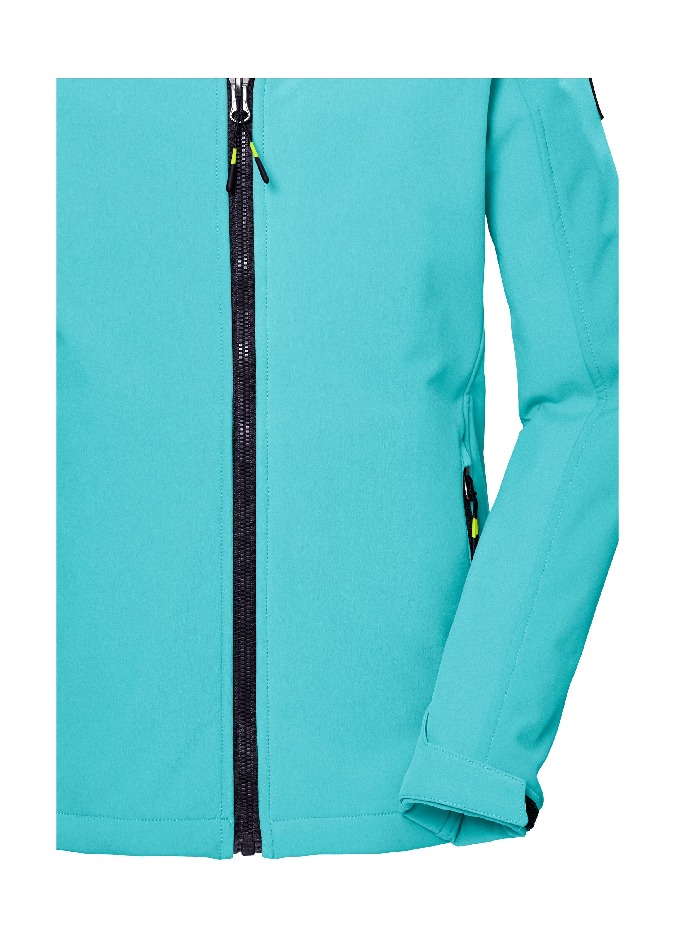 Killtec Softshelljacke »KOS 145 GRLS SFTSHLL JCKT«, Wind- und wasserabweisende Mädchenjacke, atmungsaktiver Mesh-Einsatz