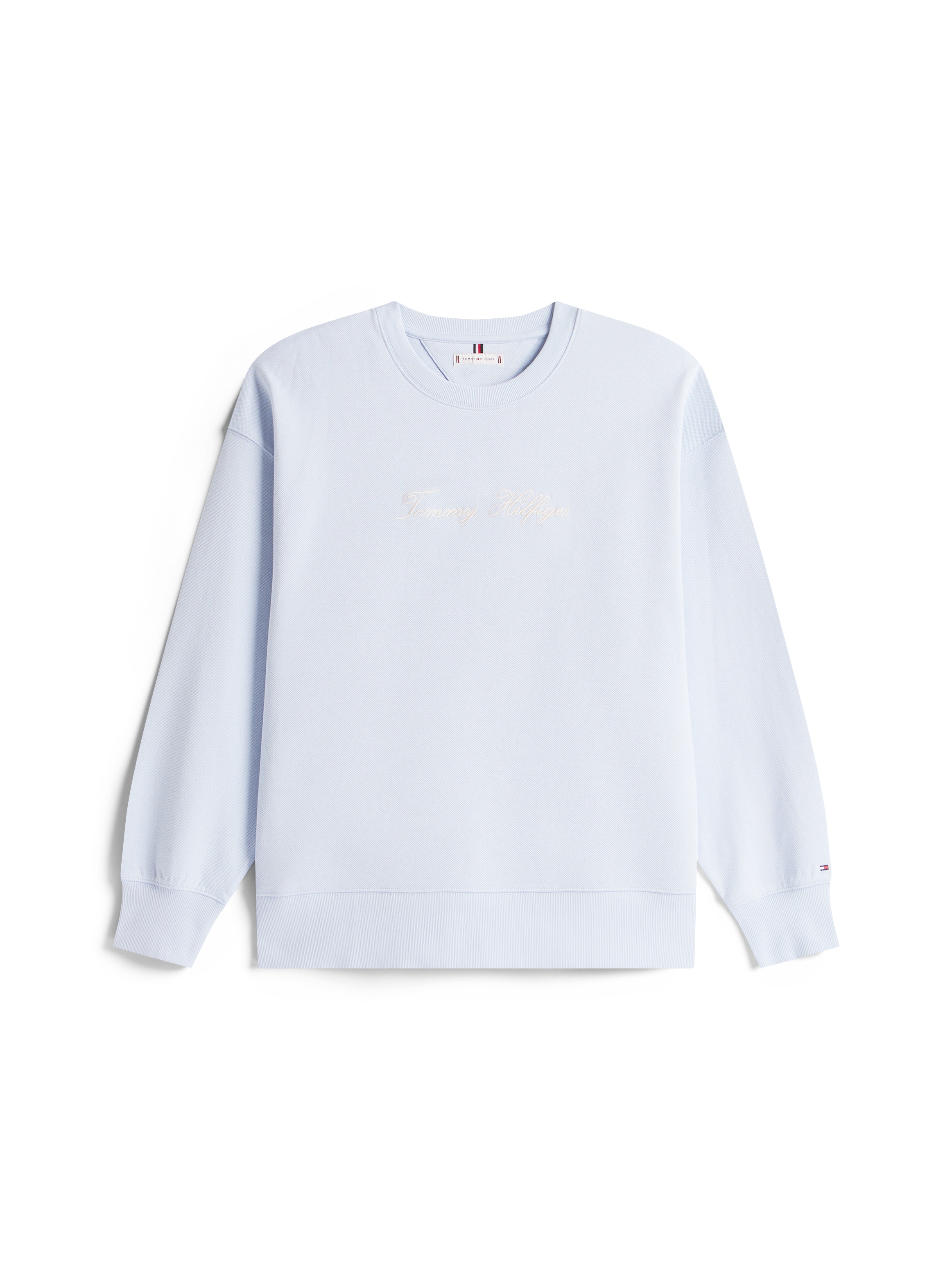 Tommy Hilfiger Curve Sweatshirt »CRV SCRIPT REG PIQUE SWTSHRT«