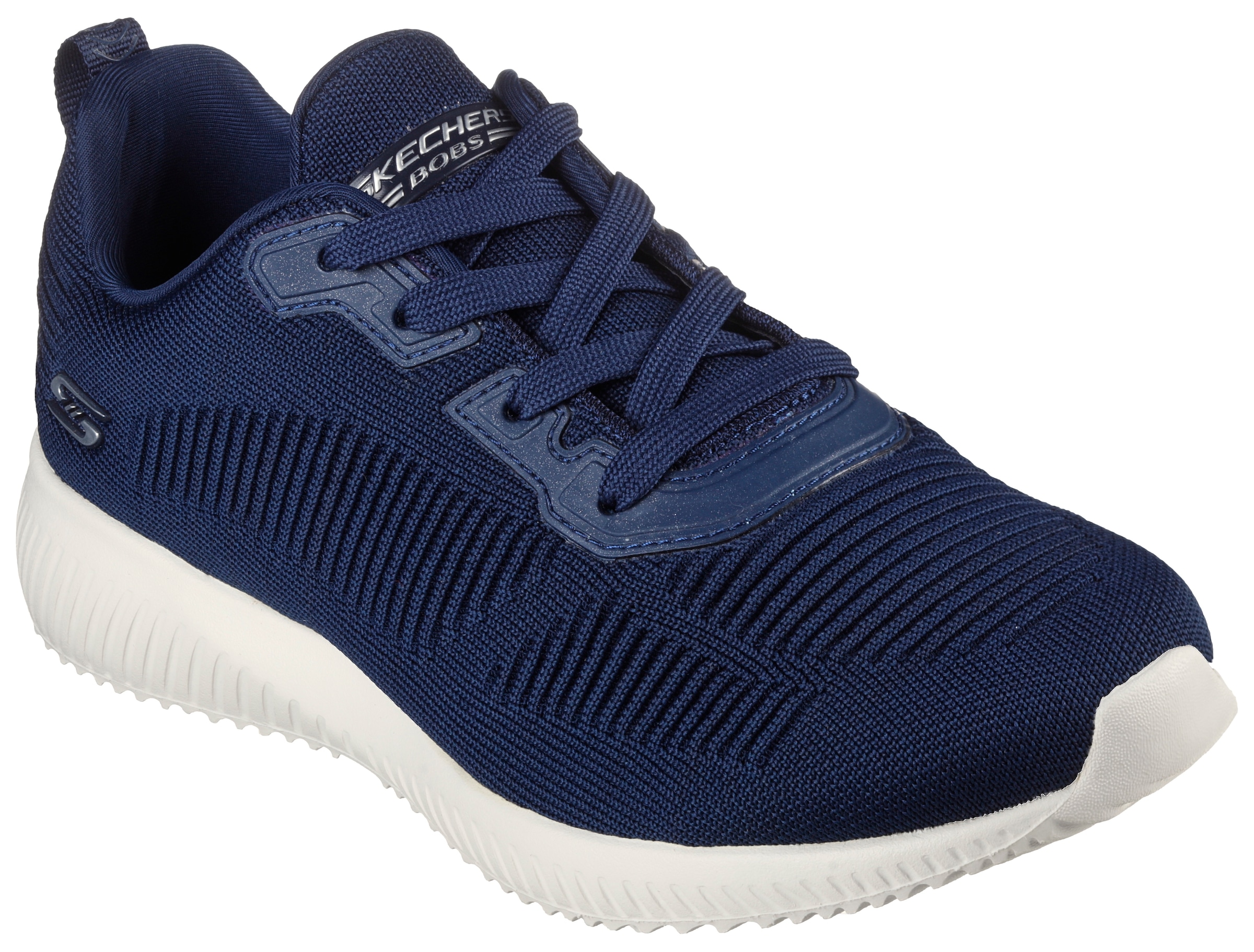 Image of Skechers Sneaker "BOBS SQUAD - TOUGH TALK" Schnürschuh, Freizeitschuh, Trainingsschuh in Strick-Optik