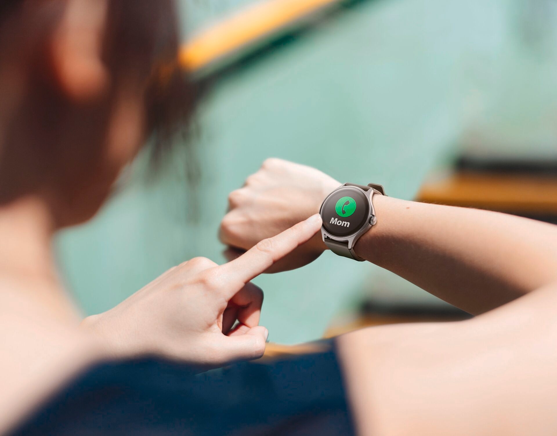 Cellularline Smartwatch »ION PRO ROUND« (3,5 cm / 1,38;Beschleunigungssensor;Herzfrequenzsensor ″) Proprietär