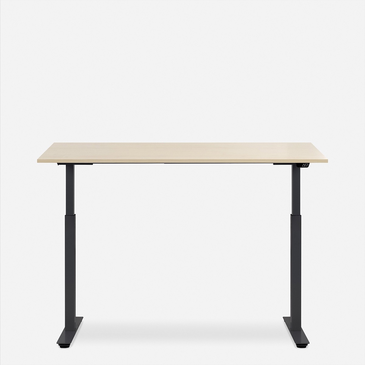 Schreibtische »WRK21 Schreibtisch Smart 160 x 80 cm, Höhenverstellbar, Mandal Ahorn / Schwarz«