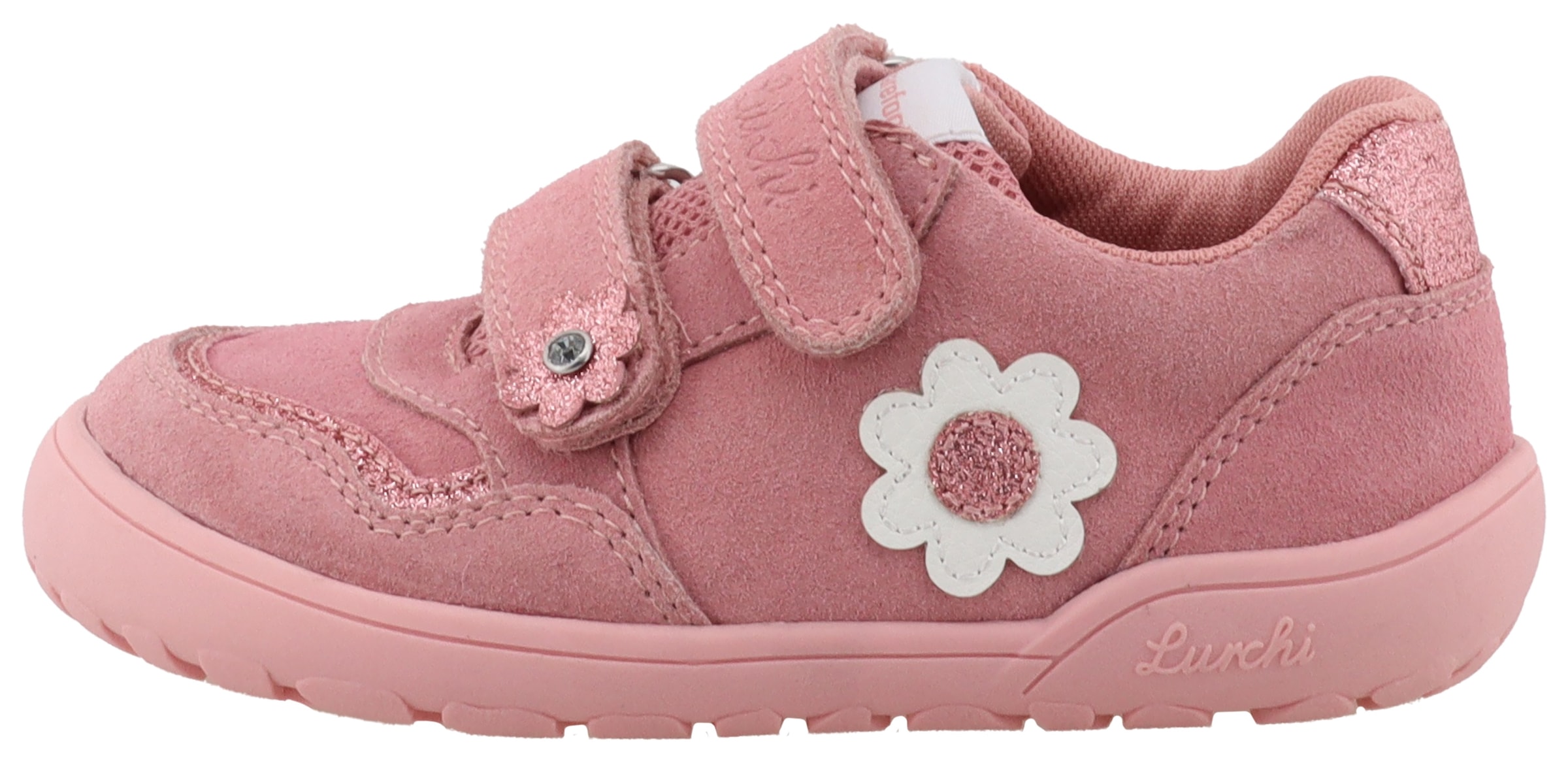 Lurchi Chaussures pieds nus »Jola Barefoot«  , Halbschuh, Sneaker mit Blüten, Grössenschablone zum Download