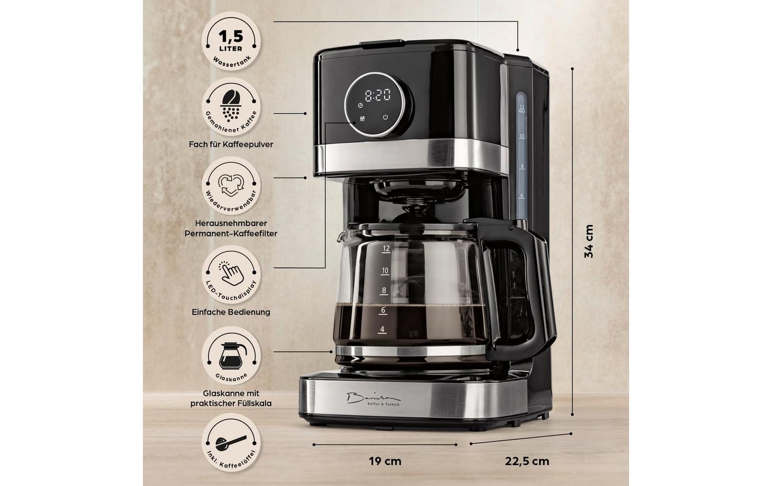 Barista Filterkaffeemaschine »19438«
