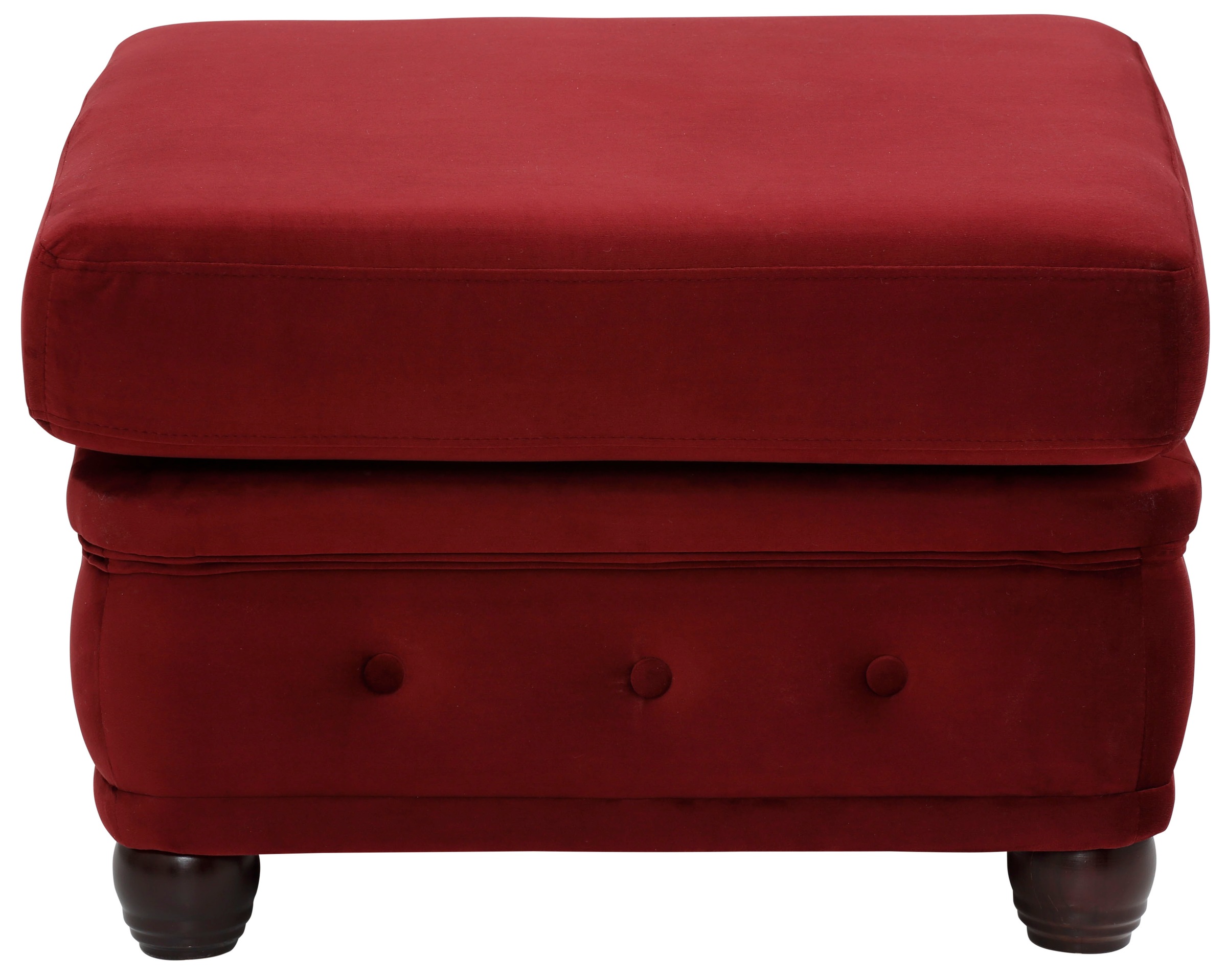 Home affaire Polsterhocker »New Castle«, passend zur "New Castle"-Serie, B/T/H: 75/70/45 cm