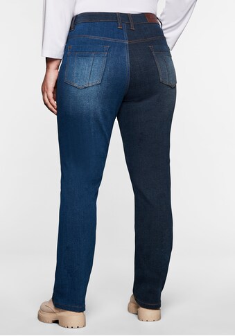 Sheego Gerade Jeans, in Multicolor-Optik kaufen