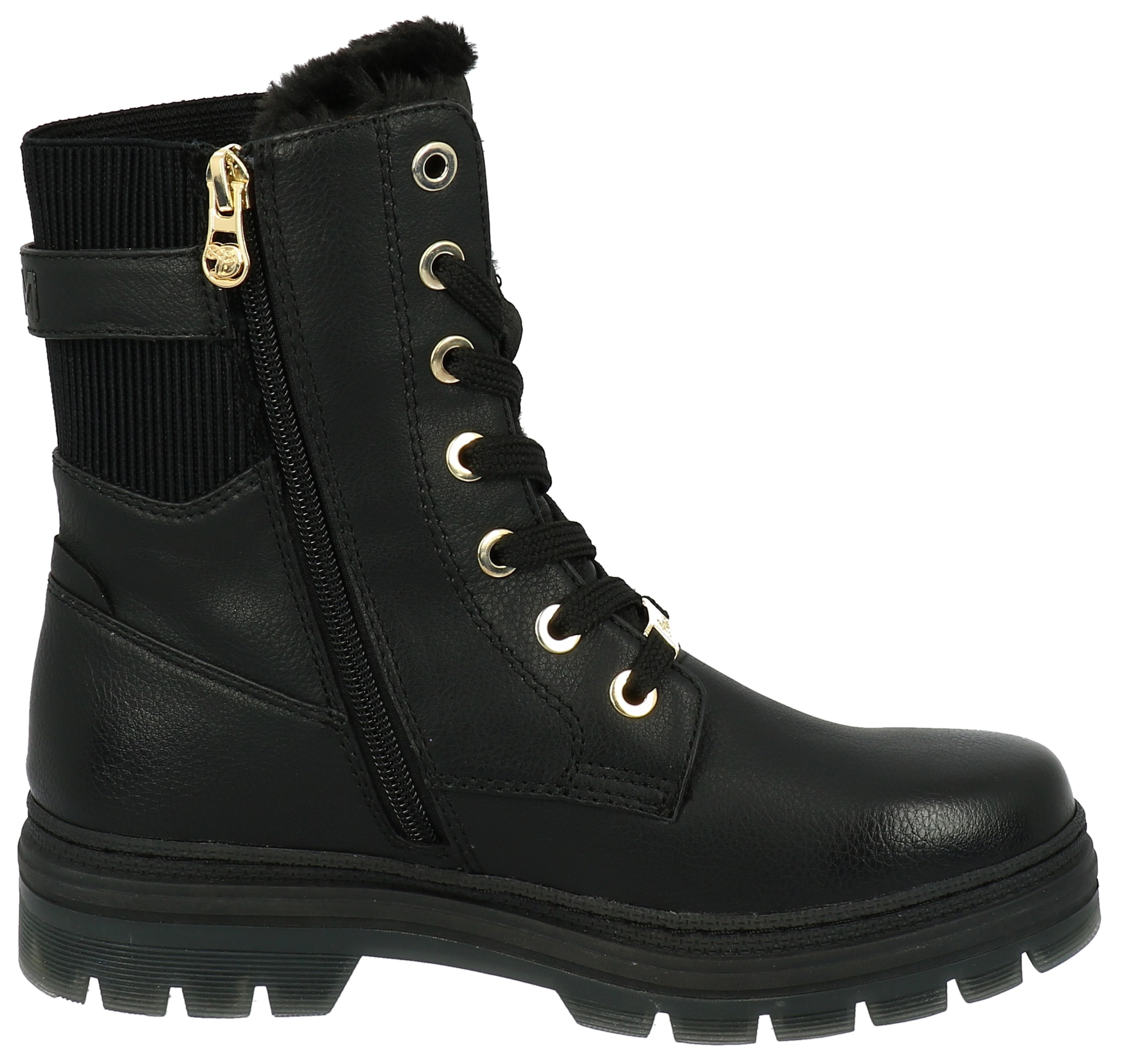 TOM TAILOR Bottines à lacets  Winterstiefel mit Logoprägung an der Ferse