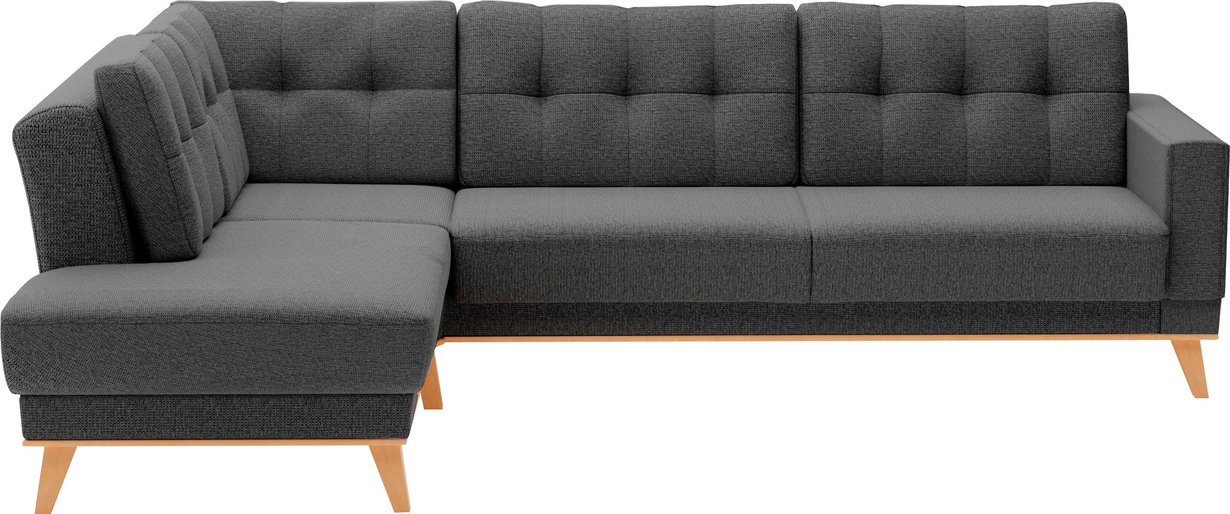 sit&more Ecksofa »Lavida L-Form«, wahlweise mit Kippfunktion und Bettkasten