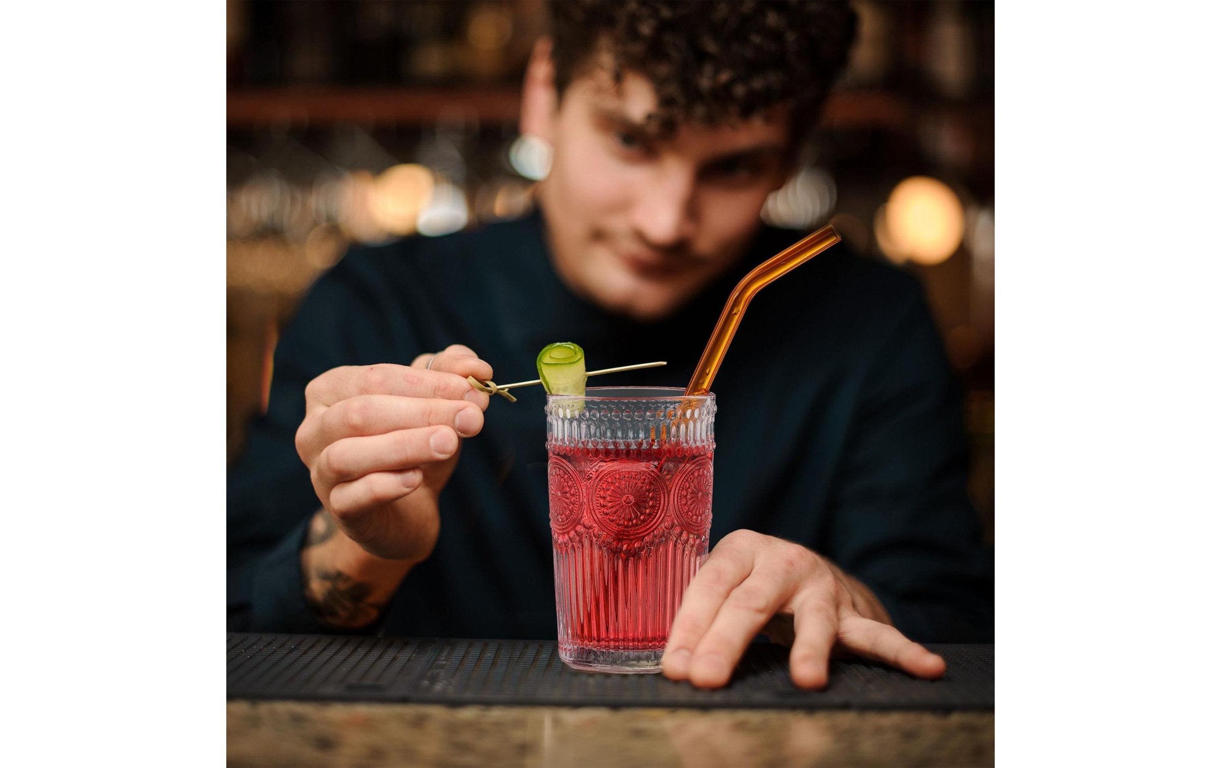 relaxdays Glas »4er Set, 400 ml«