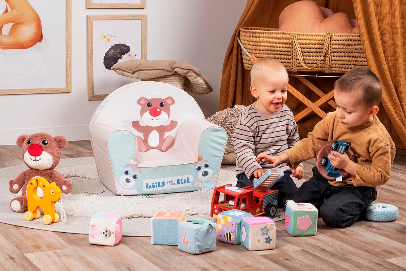 Knorrtoys® Sessel »Babies and the bear« für Kinder; Made in Europe