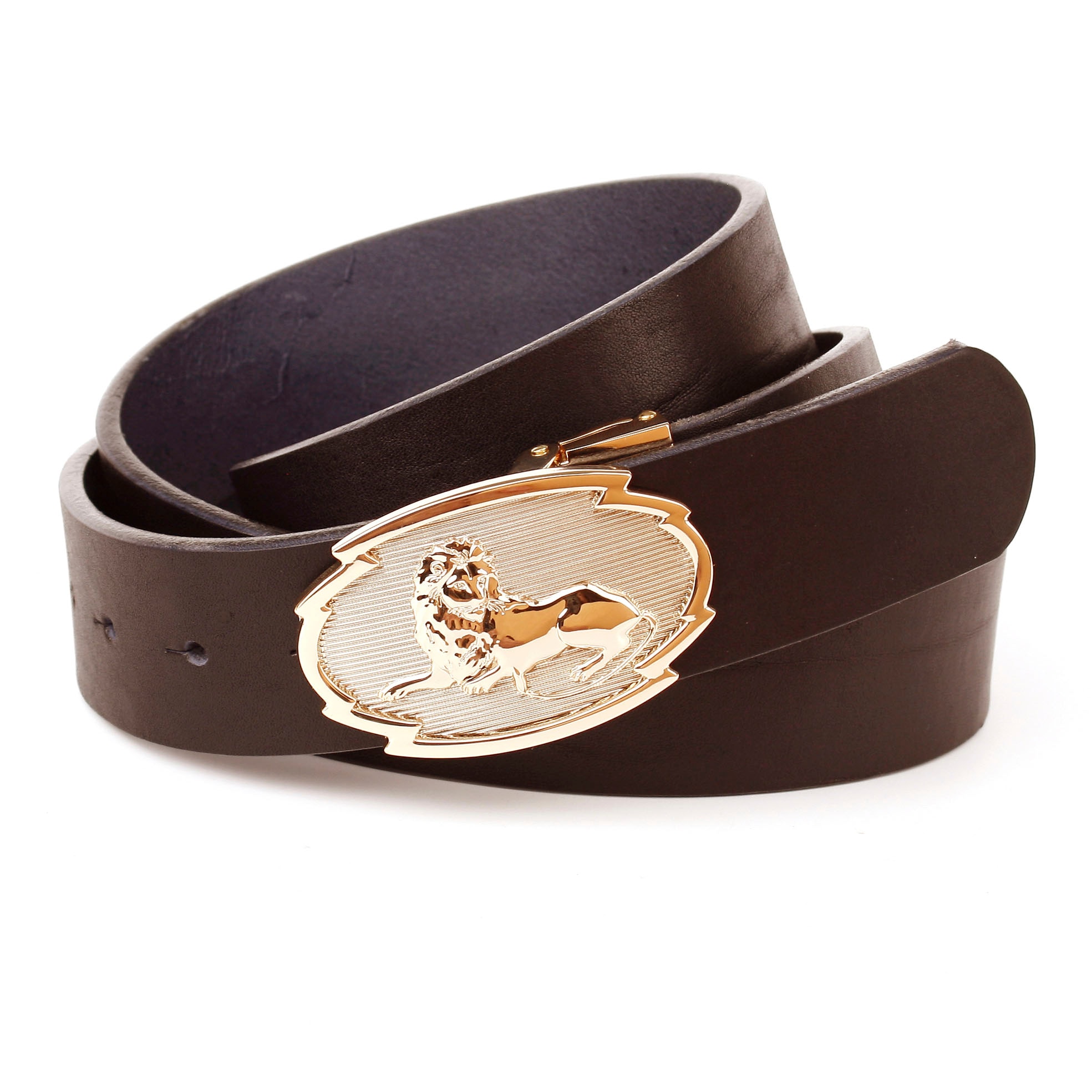 ♕ Anthoni Crown Ledergürtel, genarbt, mit ovaler Schliesse  versandkostenfrei bestellen | Anzuggürtel