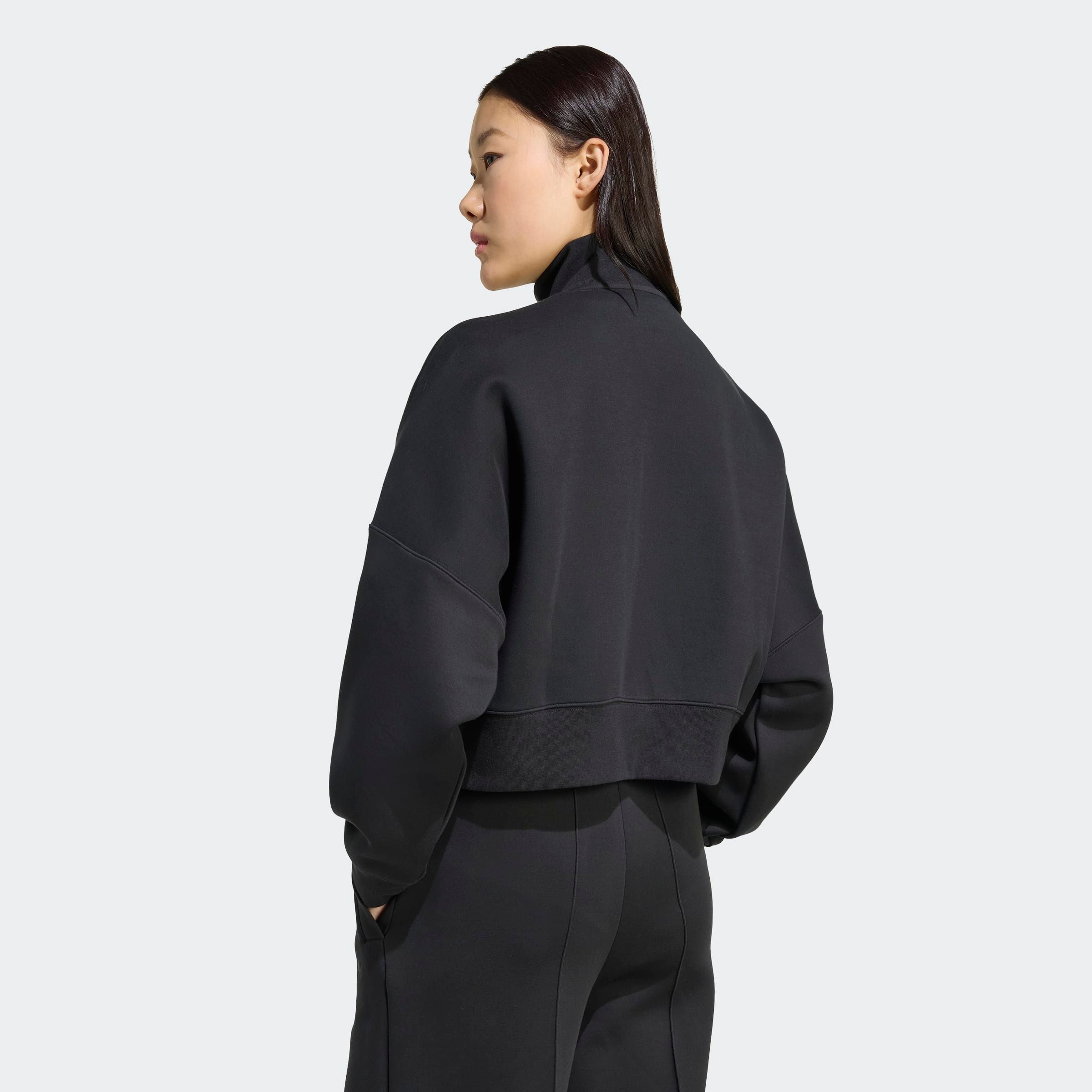 adidas Originals Sweatjacke »OFF PLACED 3-STREIFEN ZIP UP« mit Reissverschluss, mit glatter Materialstruktur