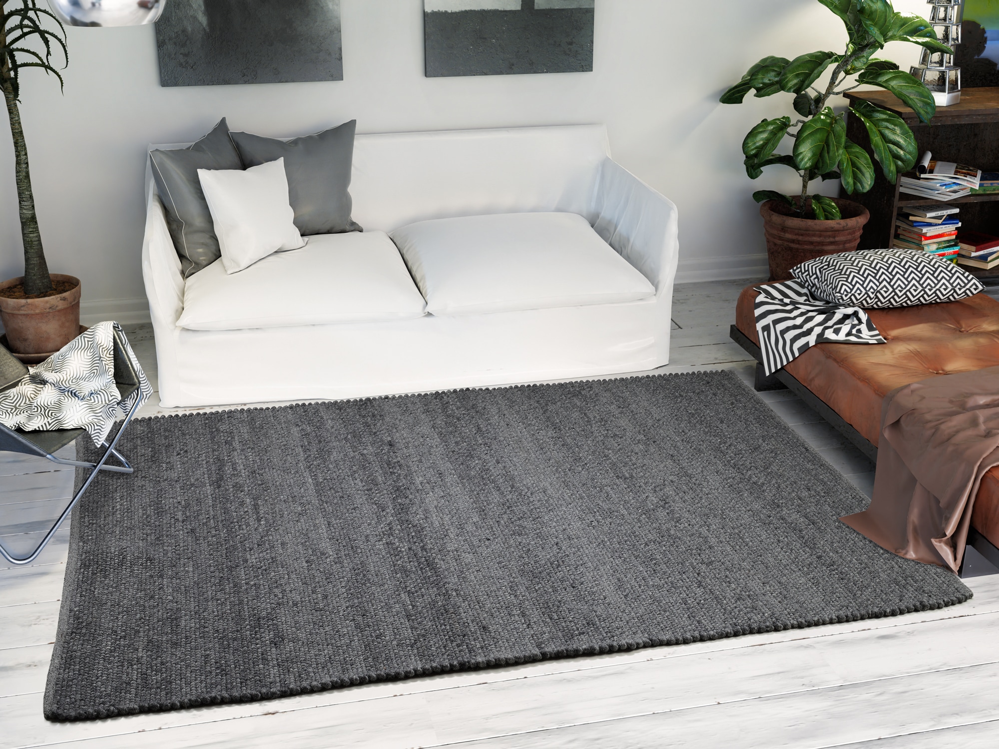 OCI DIE TEPPICHMARKE Teppich »FAVORIT«, rechteckig, 12 mm Höhe, Handweb-Teppich aus Indien, handgewebt, hochwertig verarbeitet