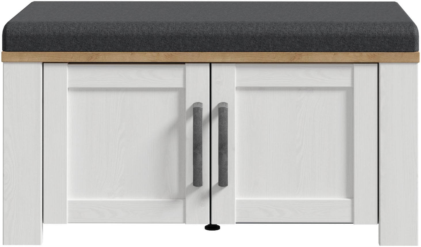 FORTE Polsterbank »Bohol, Garderobenbank mit Sitzpolster, Stauraum« B/H/T 86,5/45/42cm