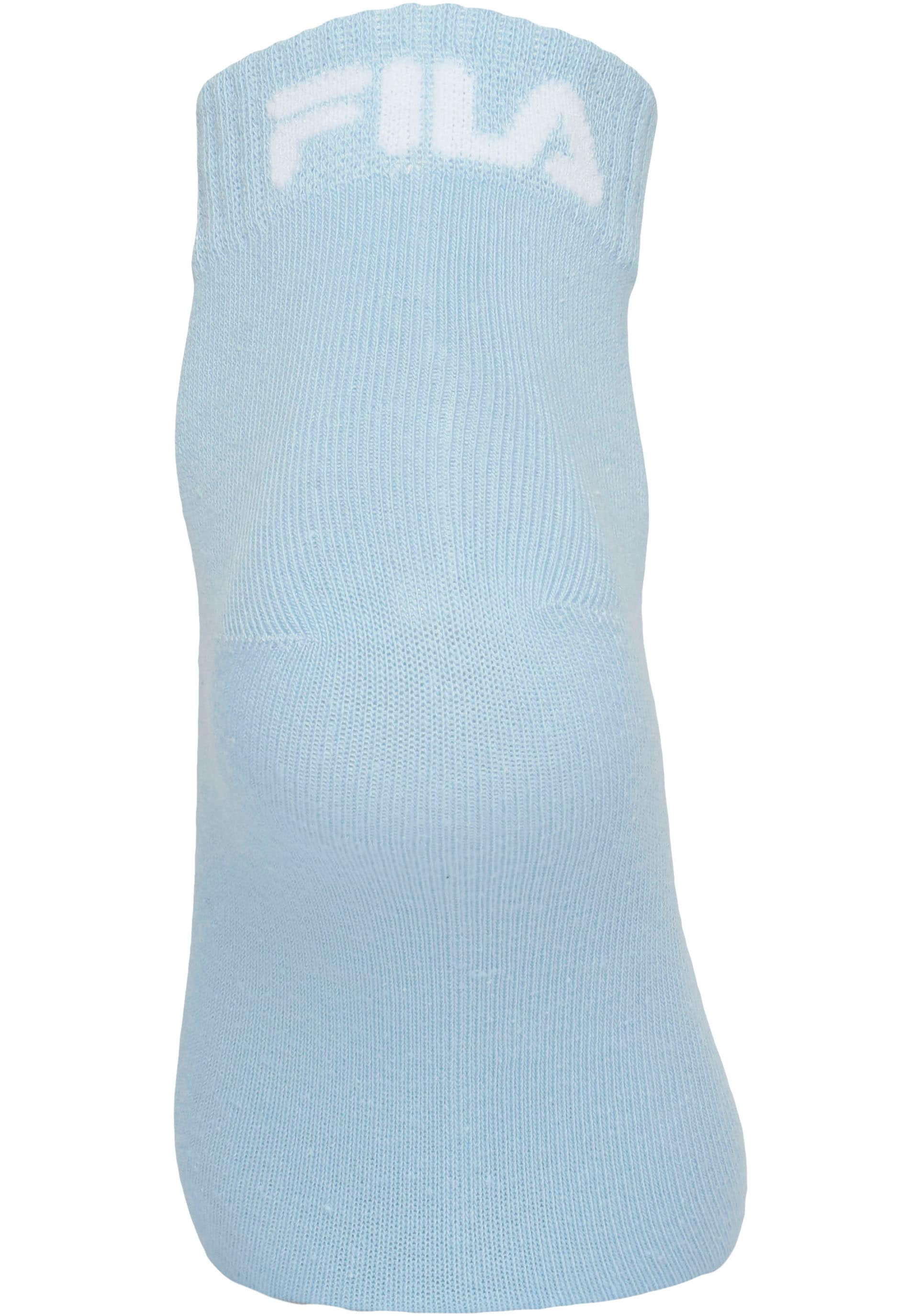 Fila Kurzsocken, (6er Pack), Baumwollmischung, Rippenbündchen, flache Zehennaht