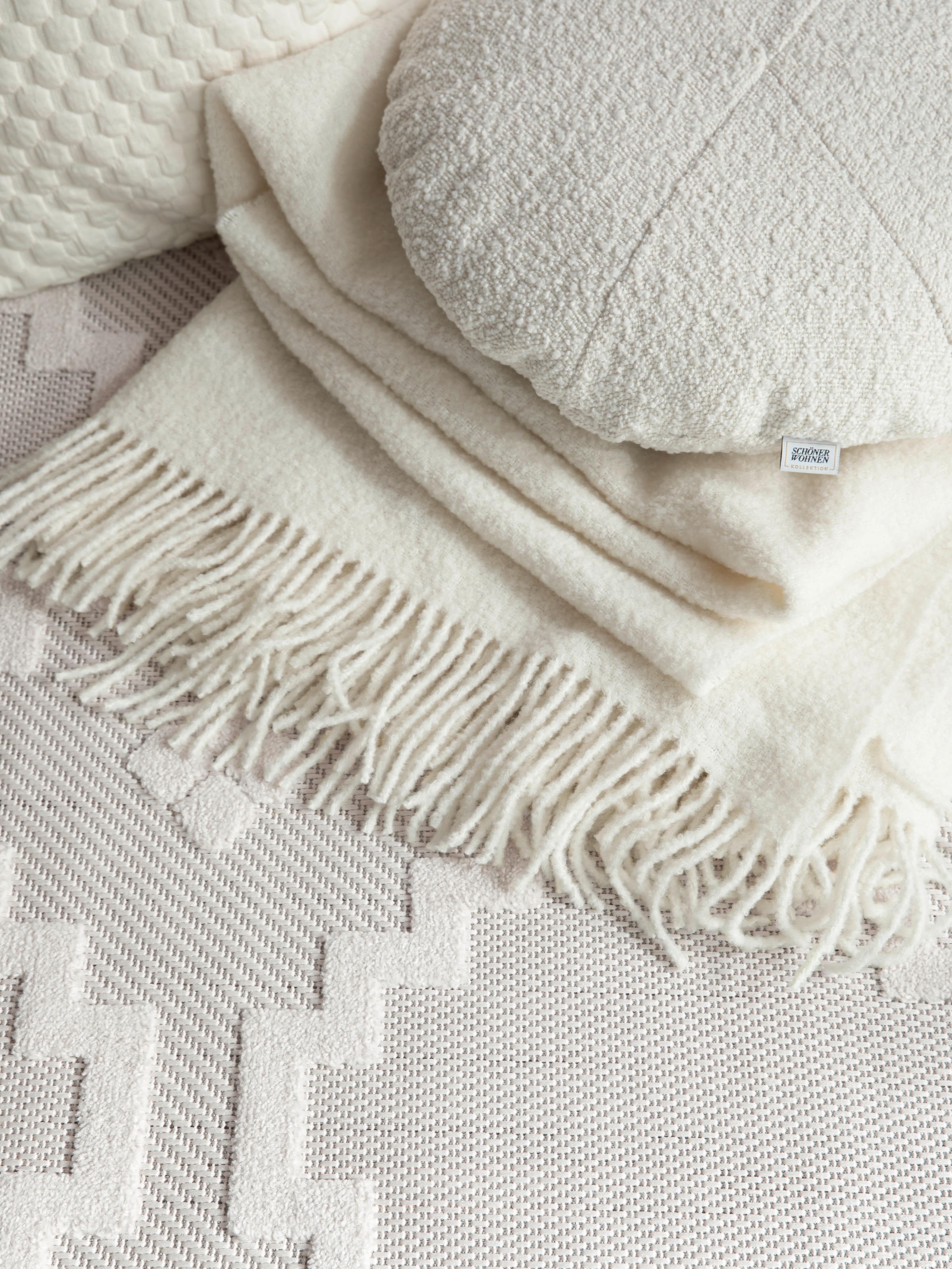 SCHÖNER WOHNEN-Kollektion Tapis »Summer 6352« Rectangulaire 6 mm Höhe In- und Outdoor geeignet, Hoch Tief Struktur, Robuster Teppich