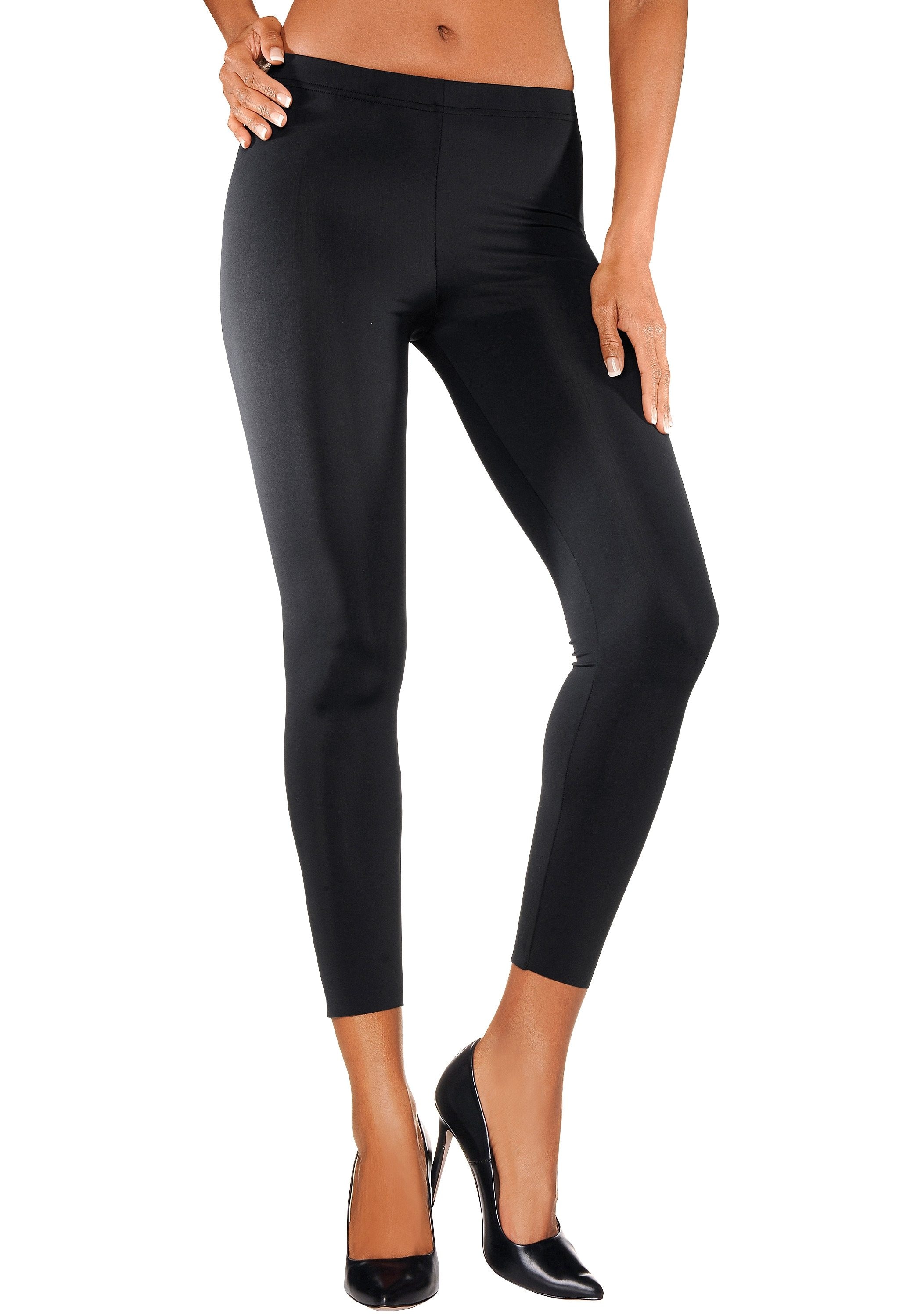 LASCANA Leggings, aus leicht glänzender Qualität, Loungewear