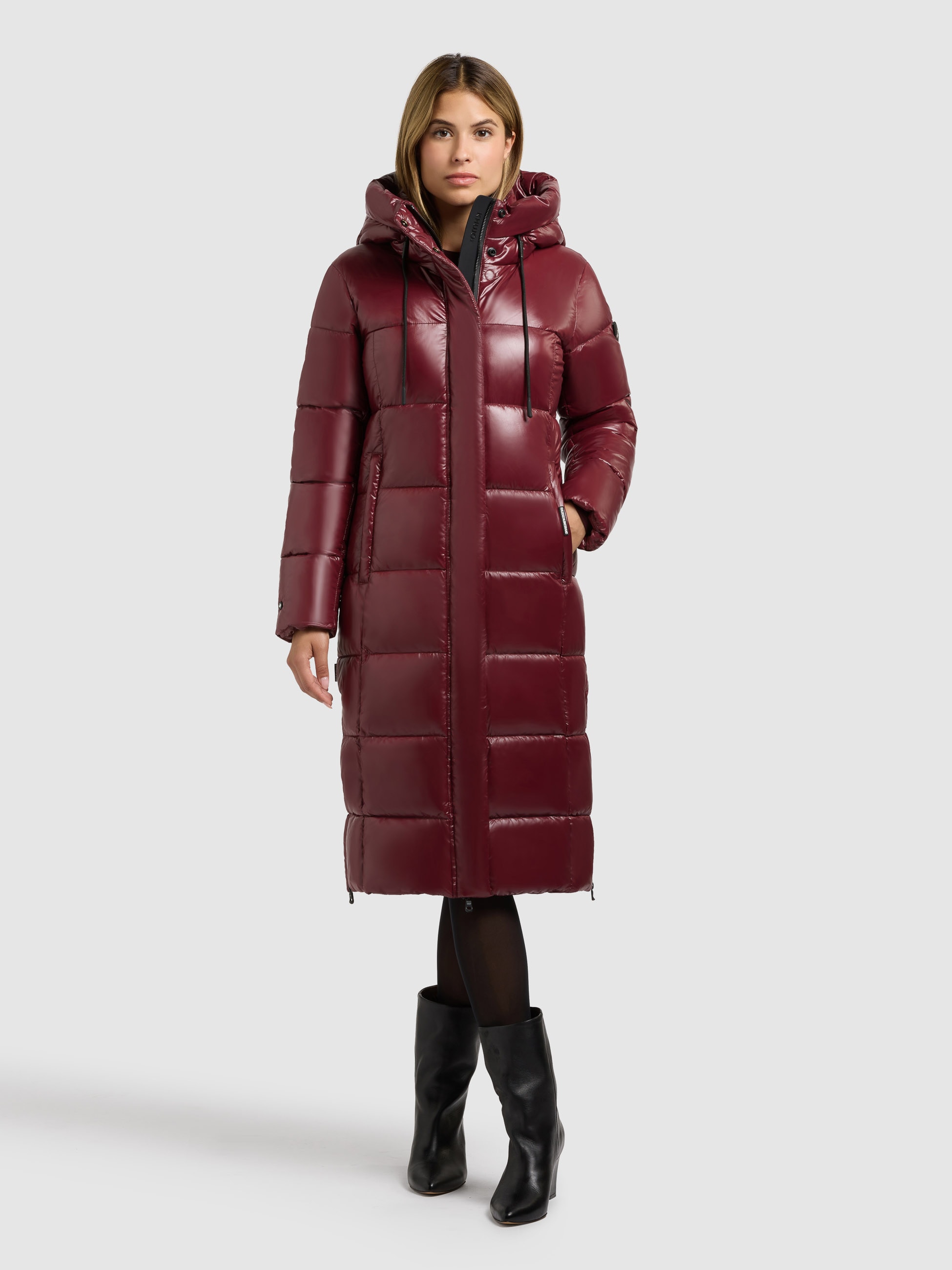 khujo Manteau matelassé »WILLA« praktische Seitenschlitze mit Reissverschluss