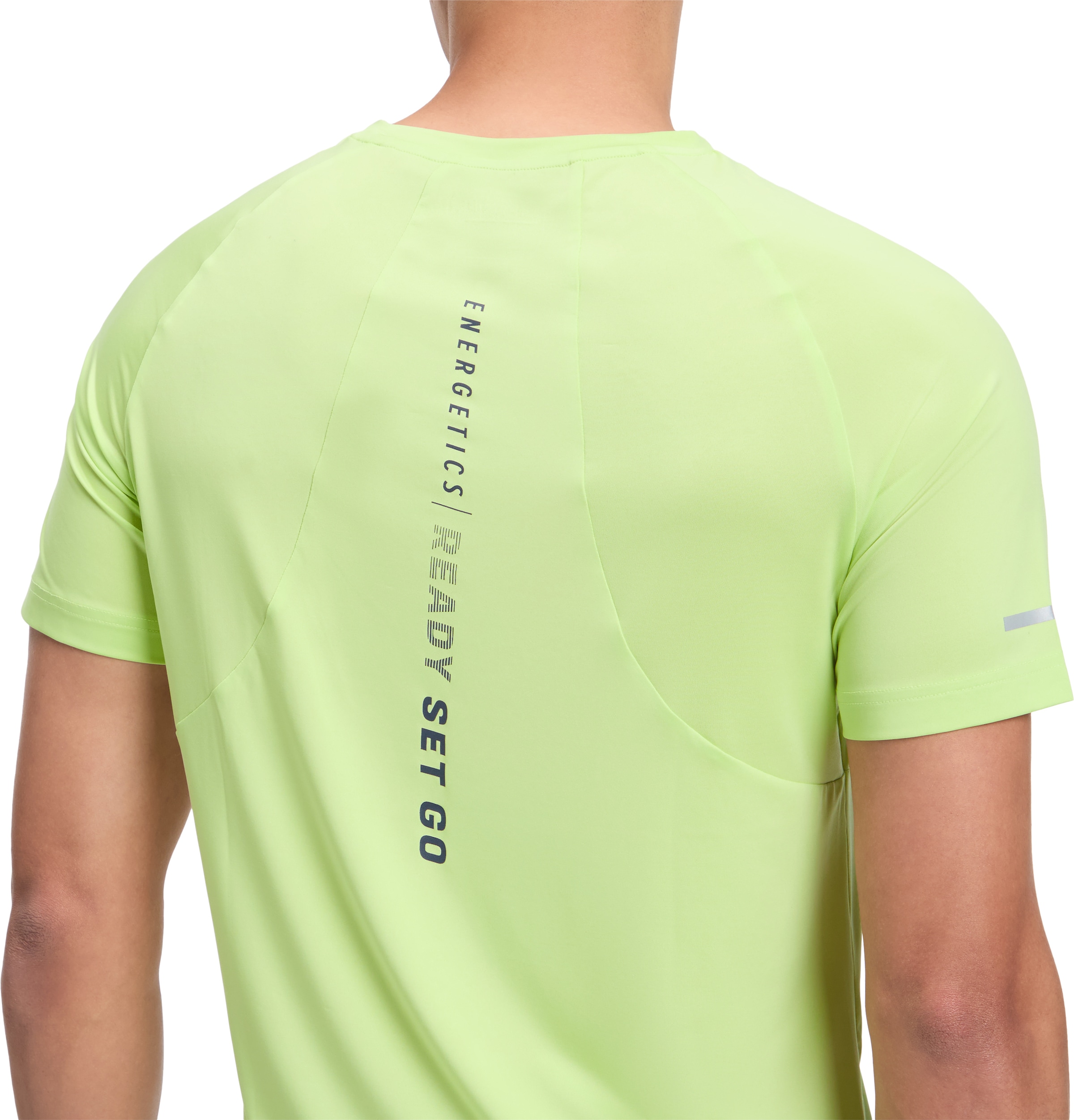 Energetics T-shirt de course »HE.-T-SHIRT ELLAZOR II SHORT SLEEVE M« avec manches courtes, en polyester et élasthanne, coupe régulière