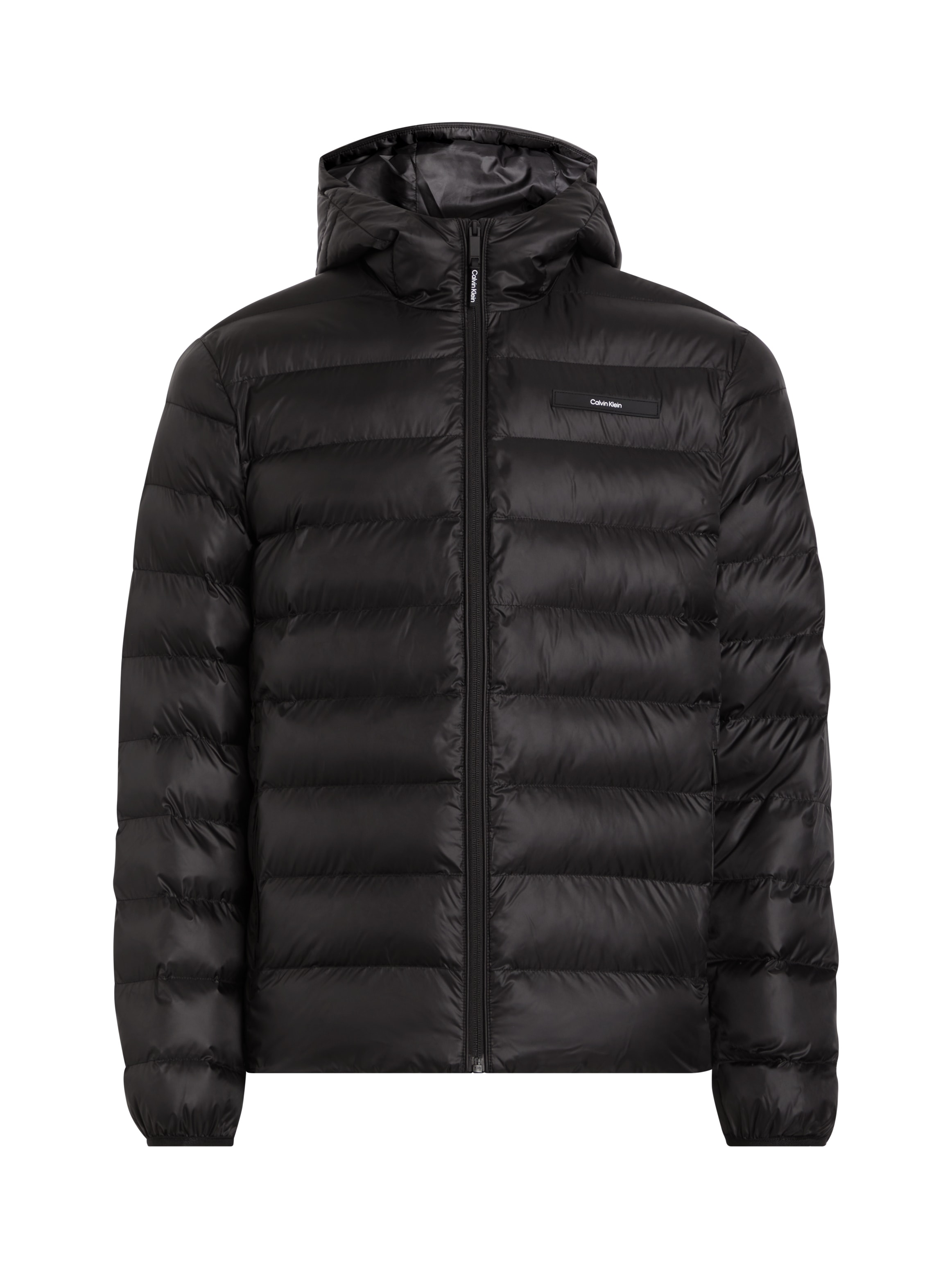 Calvin Klein Outdoorjacke »RECYCLED HOODED PUFFER JACKET«, mit Kapuze, mit Logopatch