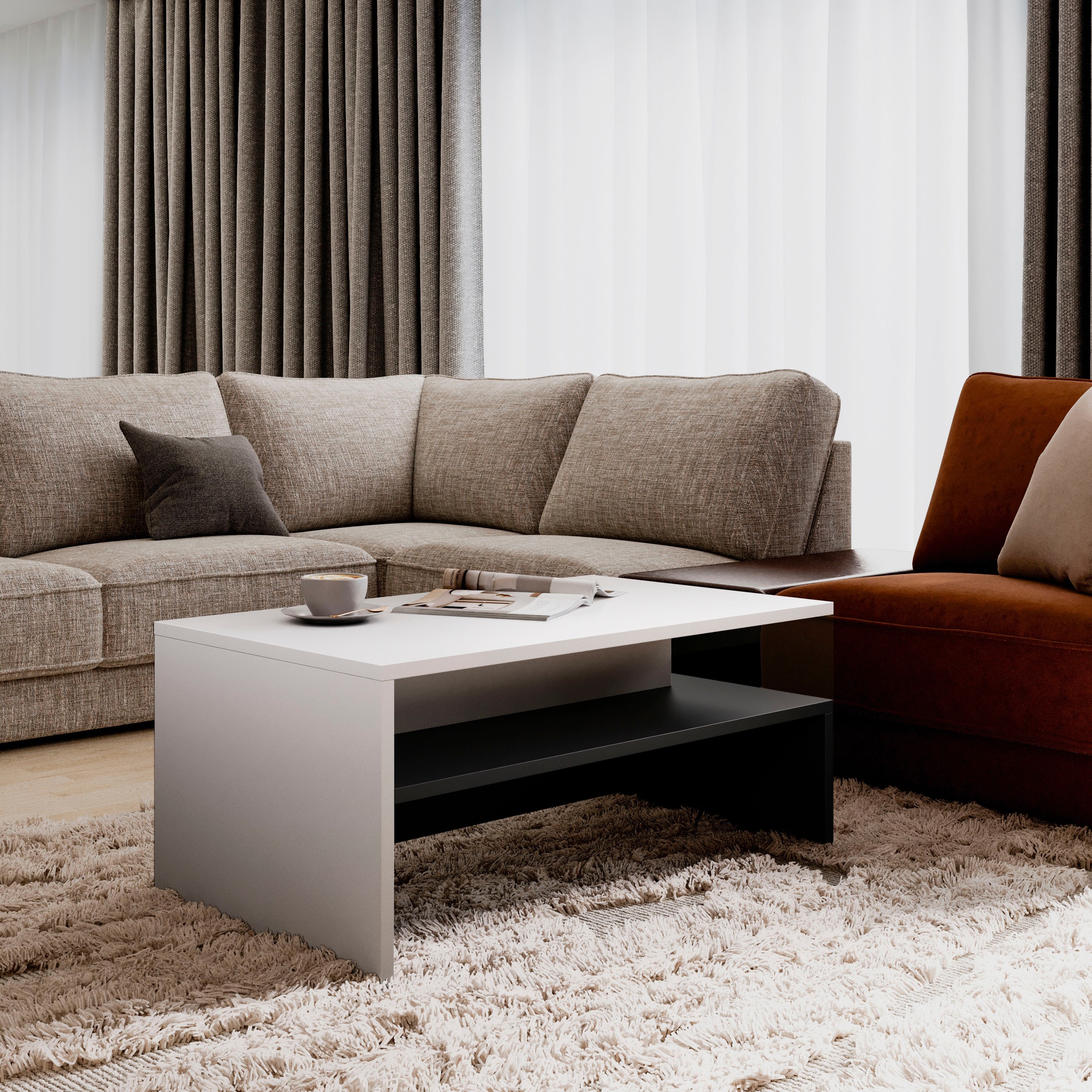 GOODproduct Couchtisch "Baros" 100 x 60 cm