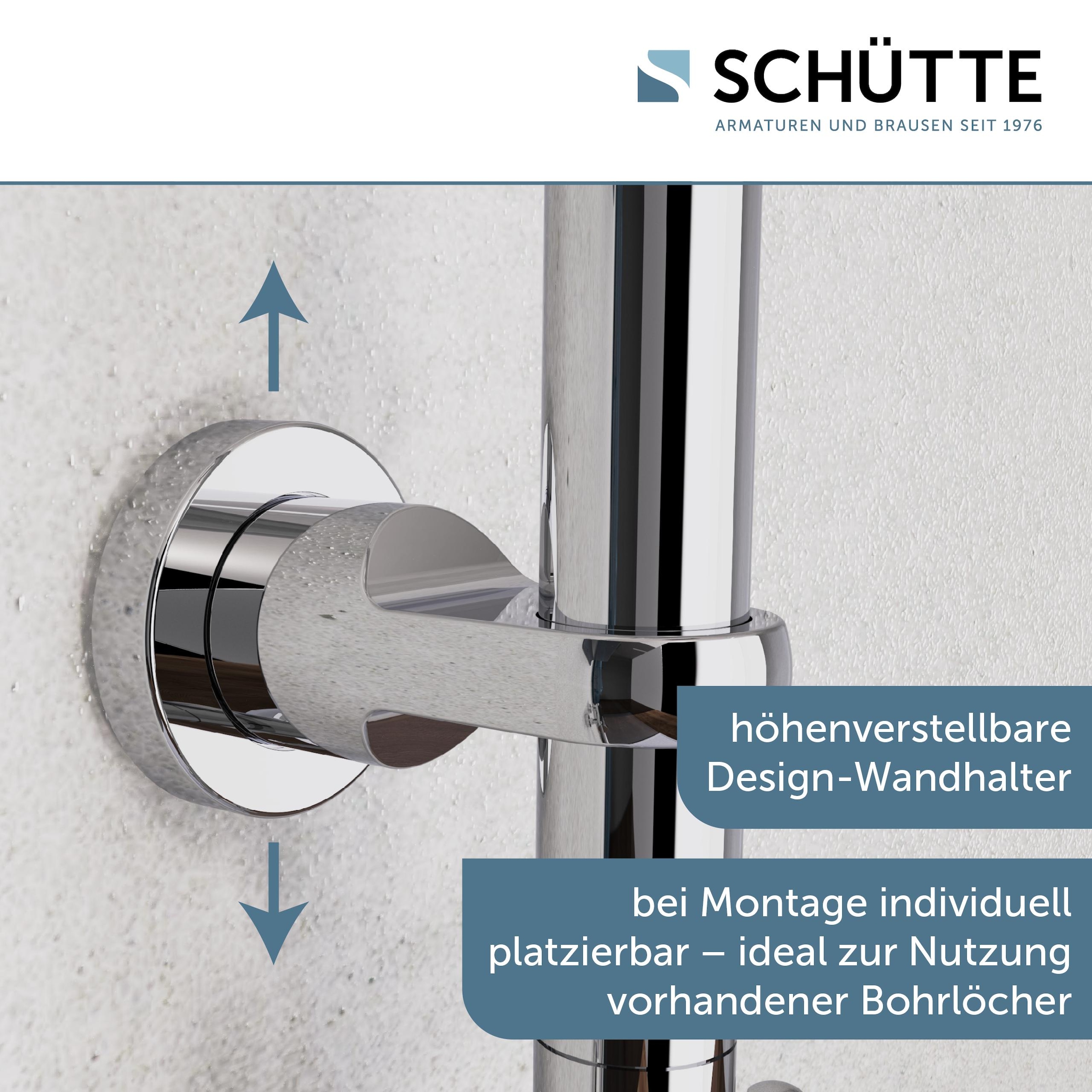 Schütte Brausegarnitur »Mallorca« Duschsystem mit Kopfbrause und Handbrause