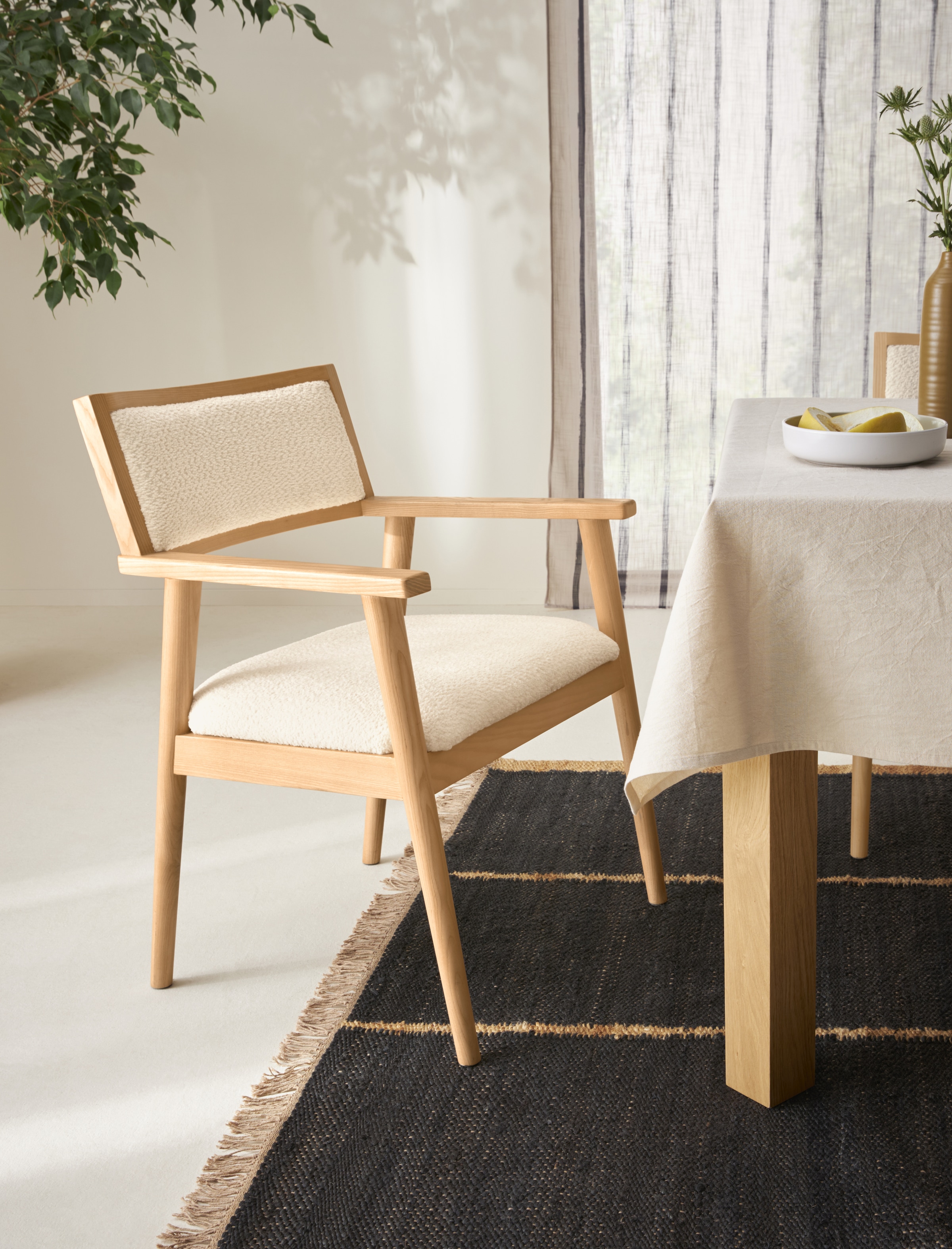 LeGer Home by Lena Gercke Chaise de salle à manger »Zernea« () 1 cuisaus weichem Doppelgewebe und FSC-zertifiziertem Massivholzrahmen