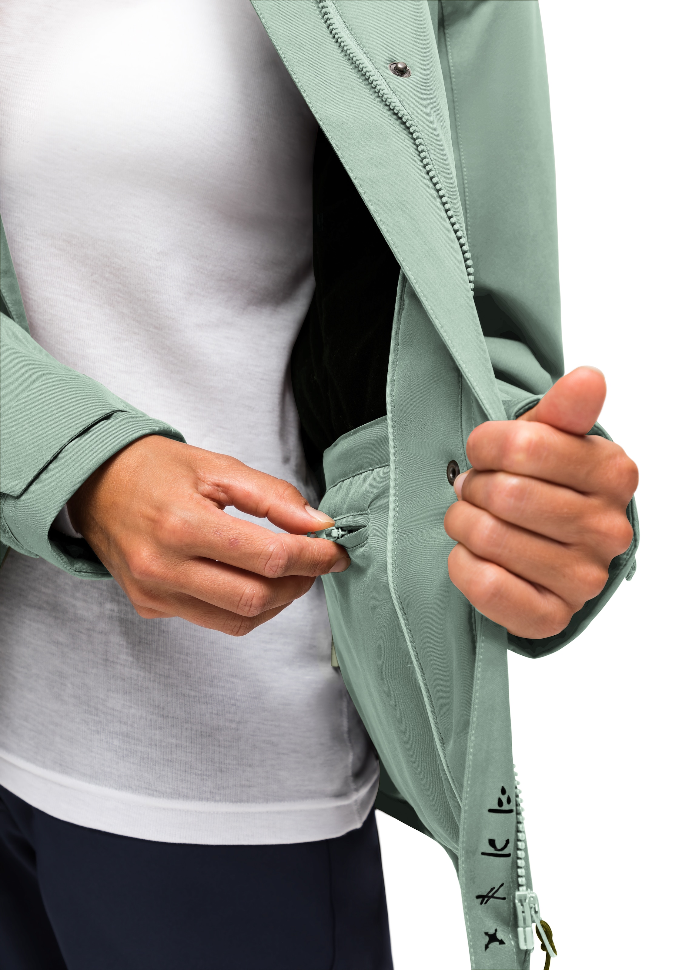 Maier Sports Funktionsjacke »Lisbon« warme Damen Jacke, wattierte Regenjacke, wasserdicht + atmungsaktiv