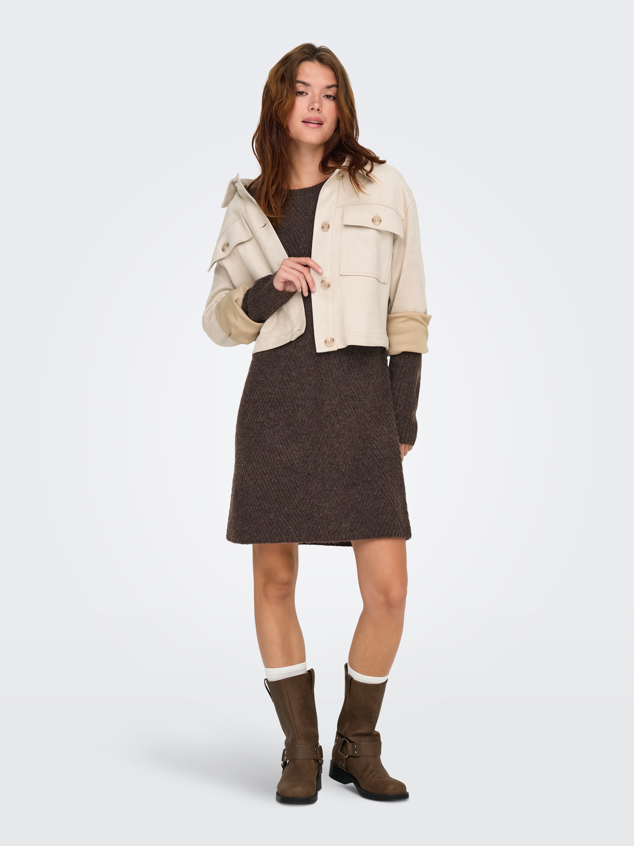 Image of ONLY Strickkleid "ONLCAROL L/S DRESS KNT NOOS"