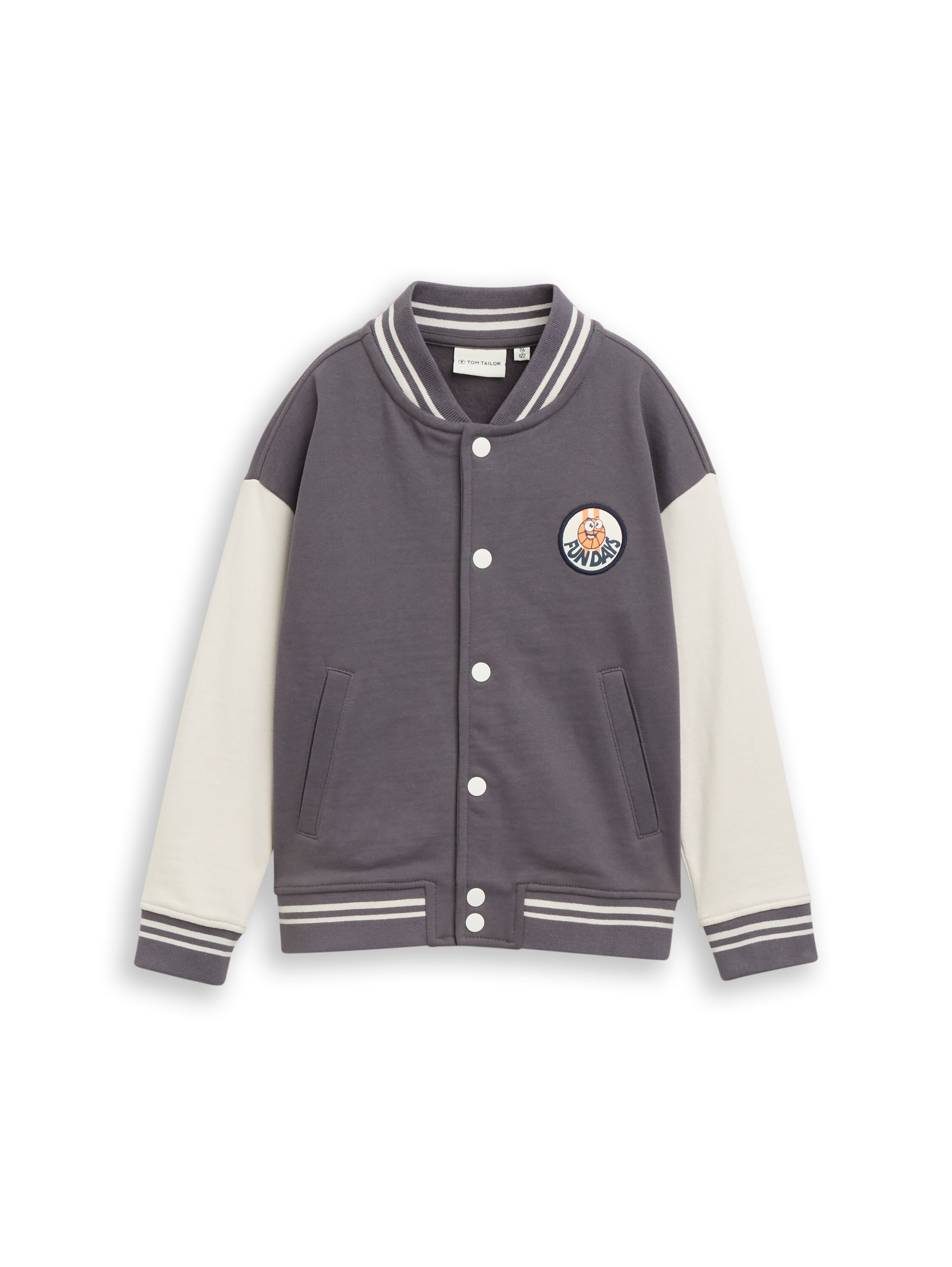 Image of TOM TAILOR Sweatjacke mit Stickerei