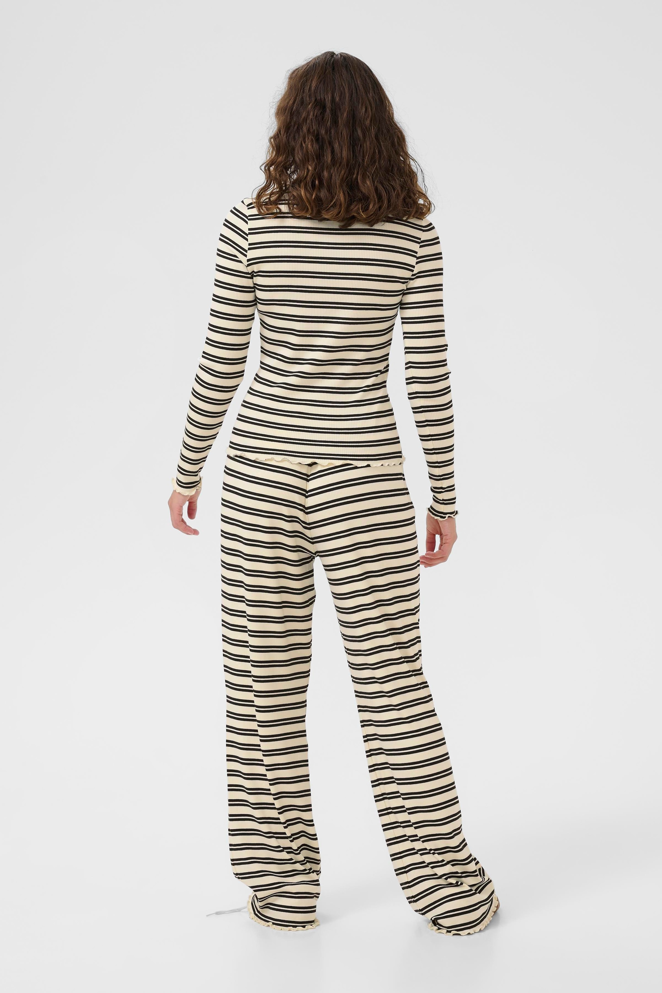 Saint Tropez T-shirt à manches longues »OlaliaSZ LS Blouse« Viskosemischung, figurbetonte Form