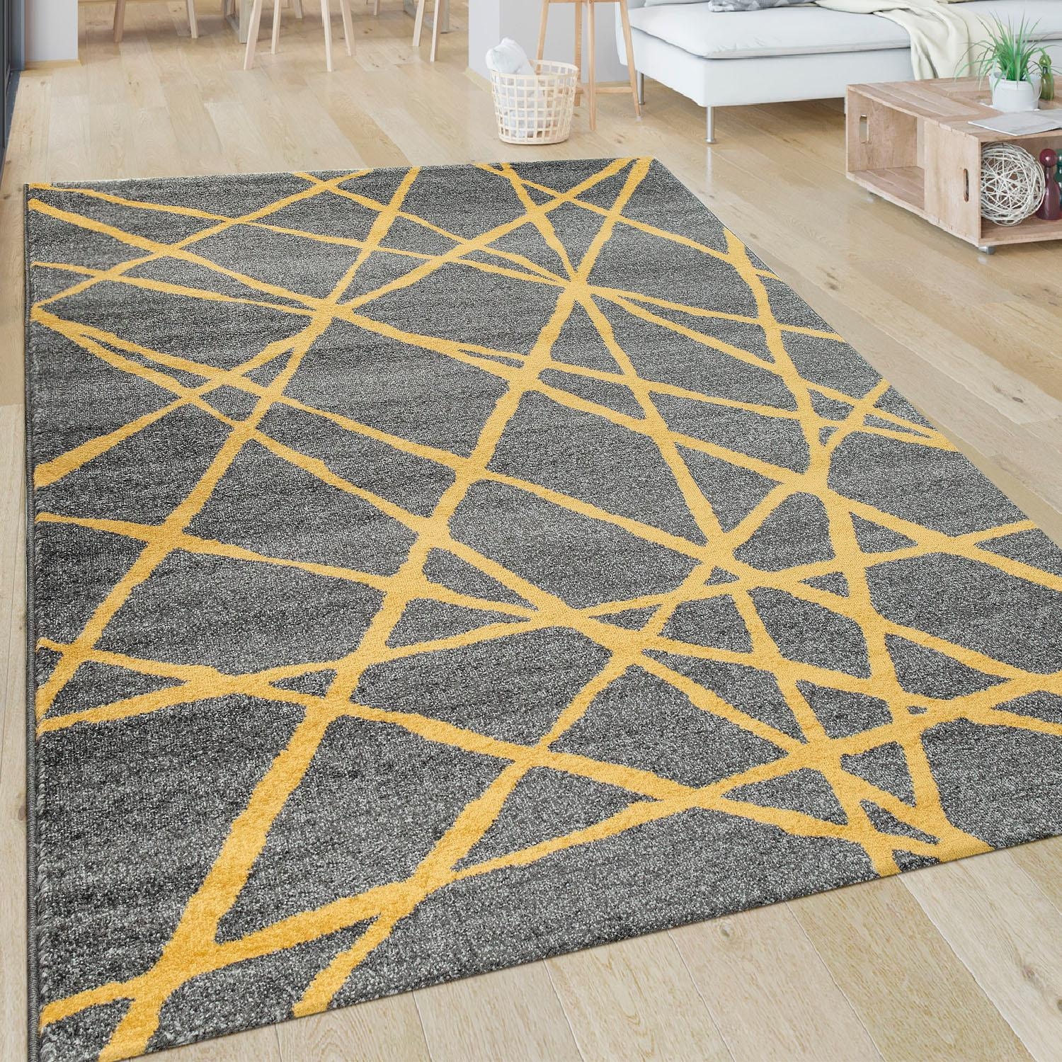 Paco Home Teppich »Pattern rechteckig, im Kurzflor, Wohnzimmerr kaufen ideal modernes Design, Schlafzimmer & 127«