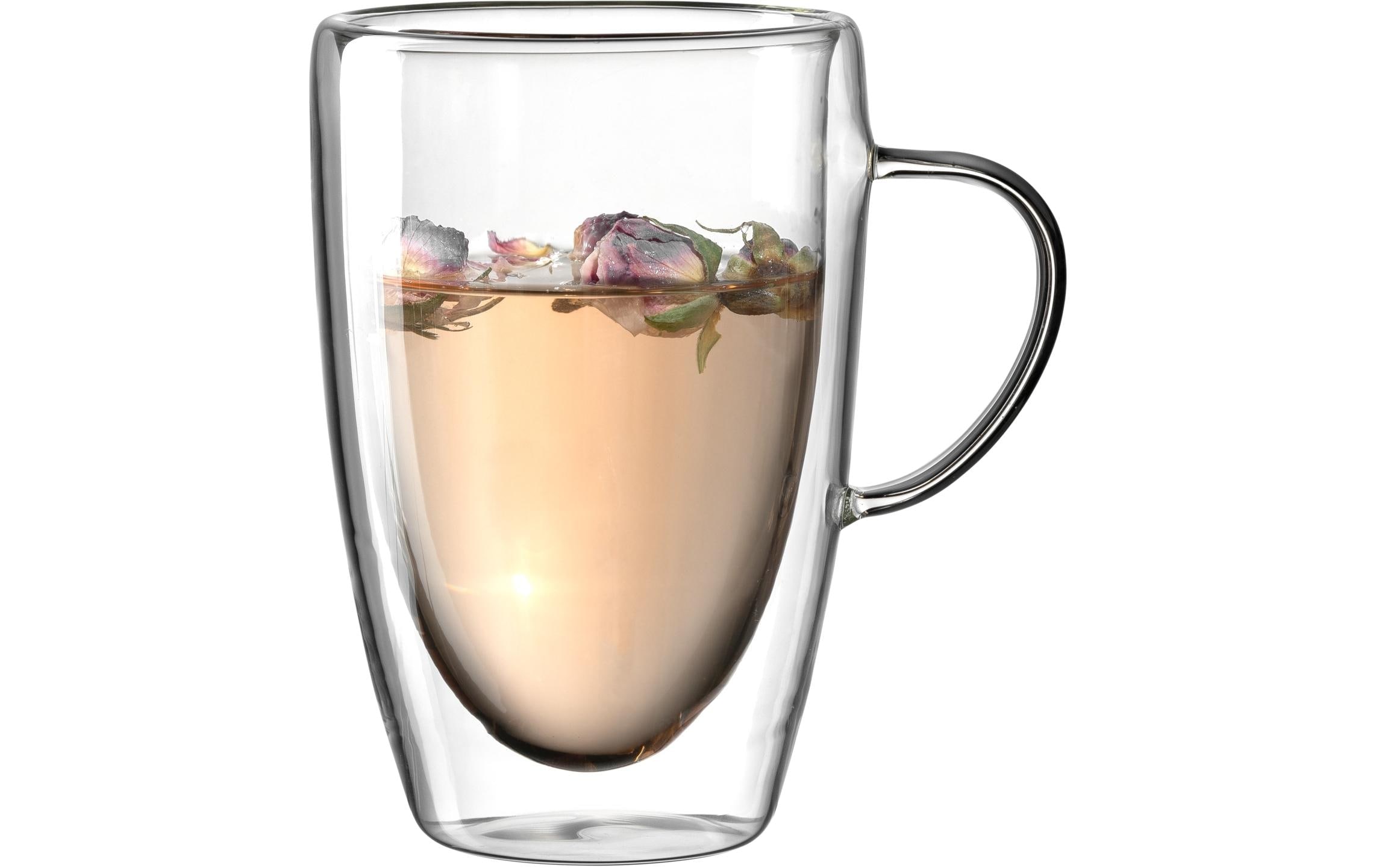 LEONARDO Latte-Macchiato-Glas »Duo 400ml«, (4 tlg.)