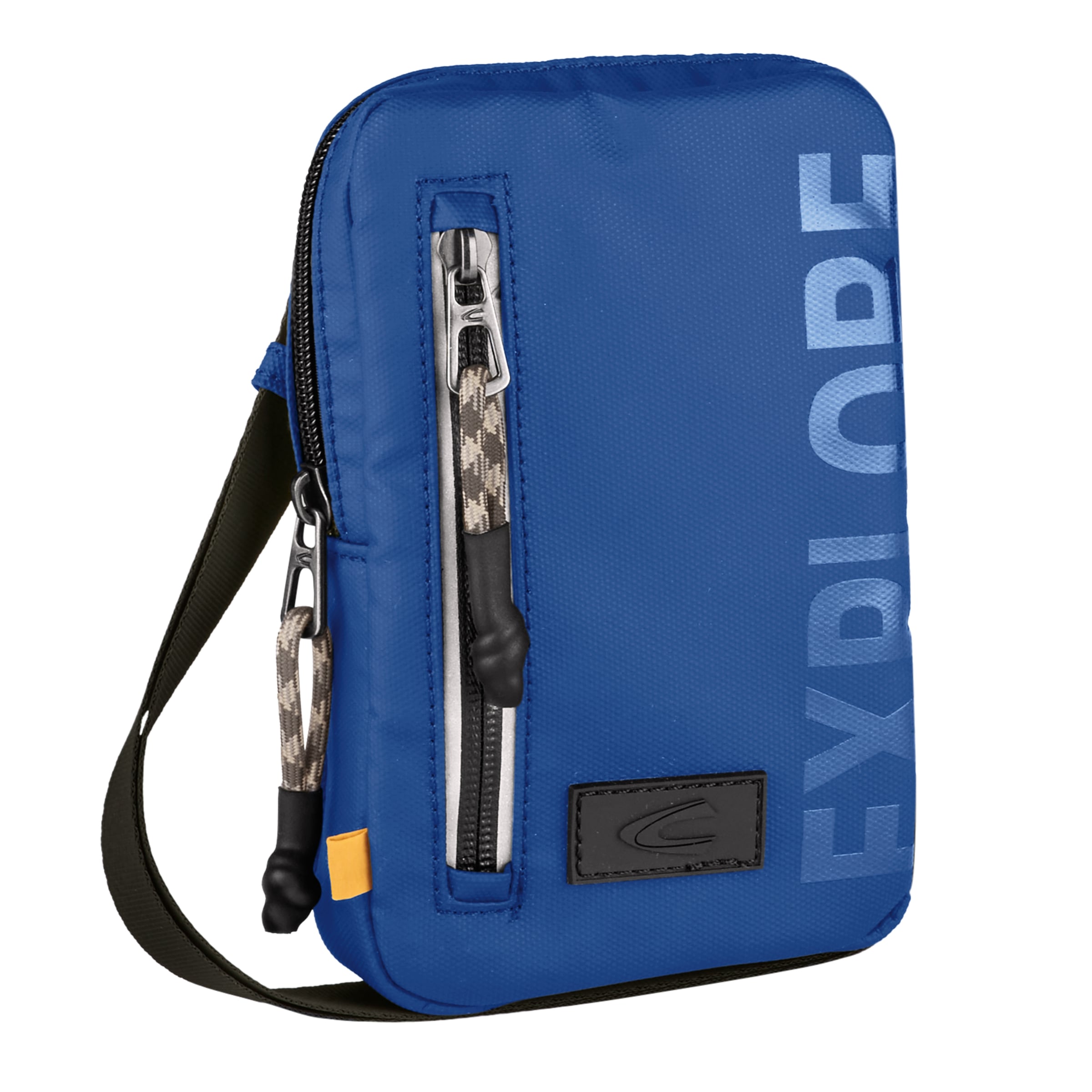 camel active Sac pour téléphone portable »Explore« nylon recyclé déperlant et fermetures éclair réfléchissantes