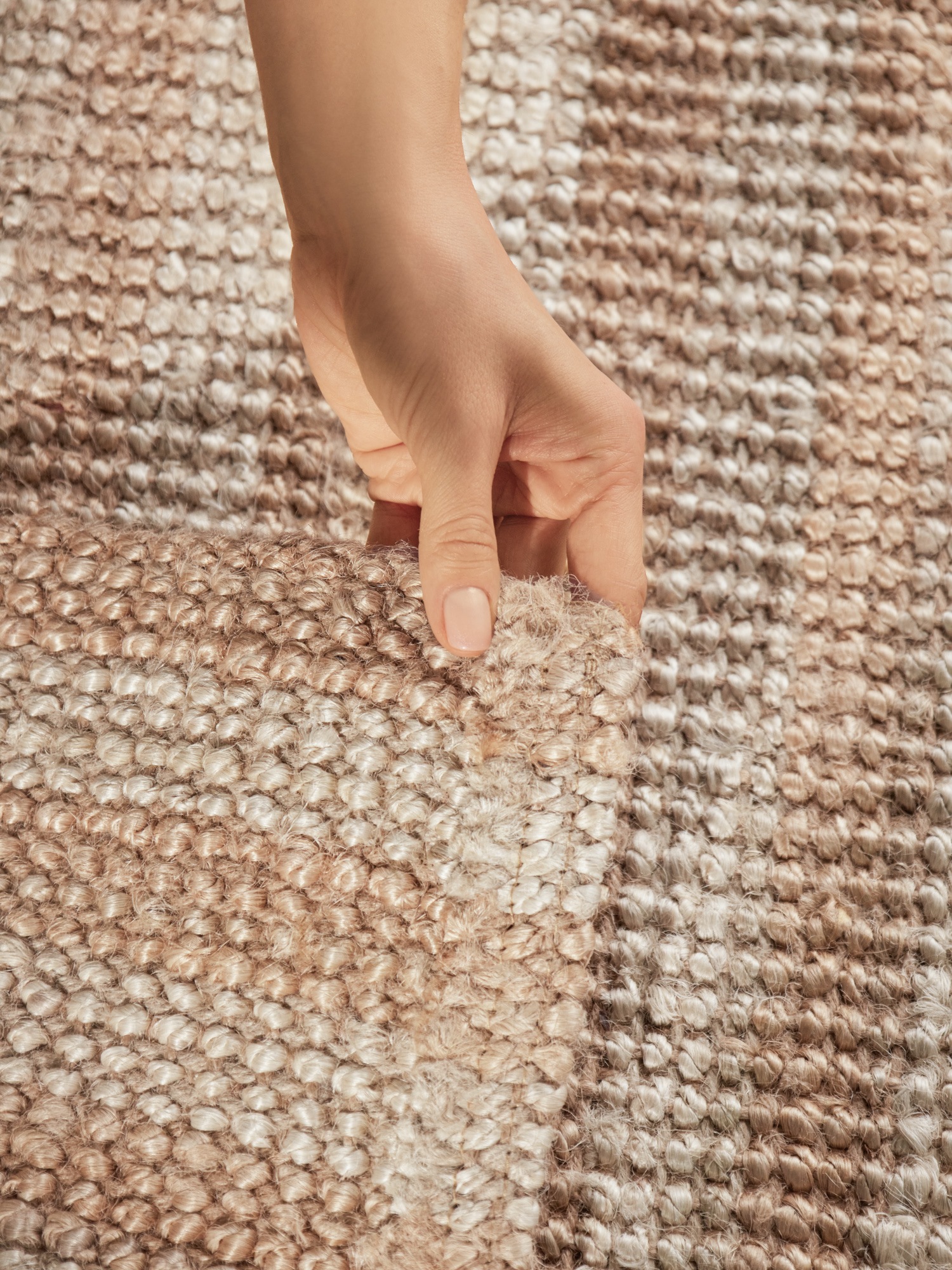 ELLE DECORATION Tapis »Juteteppich Amber« Rectangulaire 10 mm Höhe Jute, Natur, Wohnzimmer, Esszimmer, Schlafzimmer, Flur, Modern, Boho