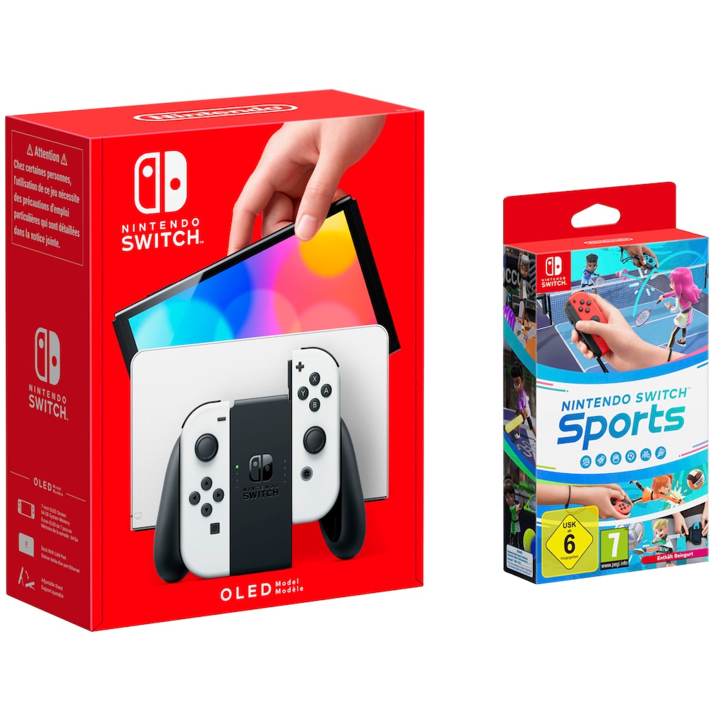 Nintendo Switch Spielekonsole, OLED-Modell, inkl. Switch Sports