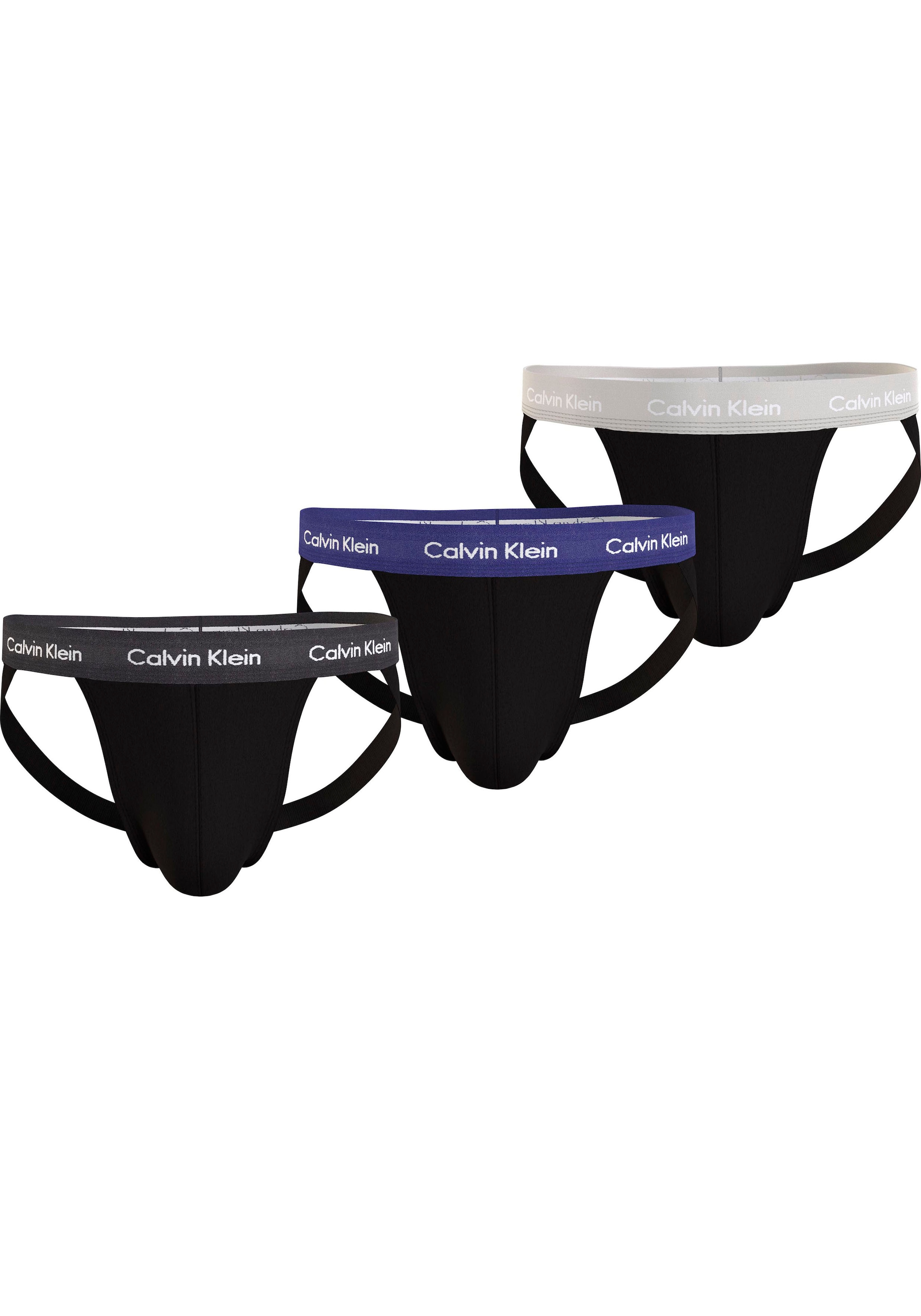 Calvin Klein Underwear String »JOCK STRAP 3PK«, (Packung, 3 St., 3er-Pack), mit Logo-Elastikbund