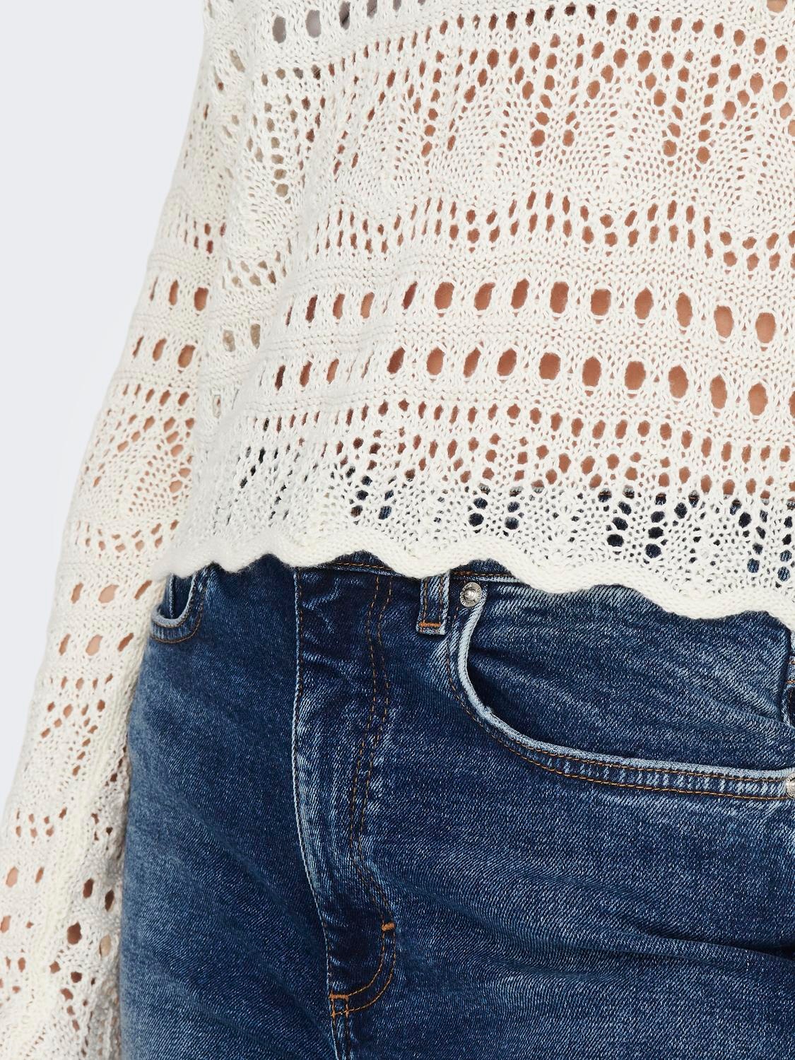 JDY Pull à col rond »JDYSUN LAY L/S BOATNECK PULLOV. KNT NOOS«