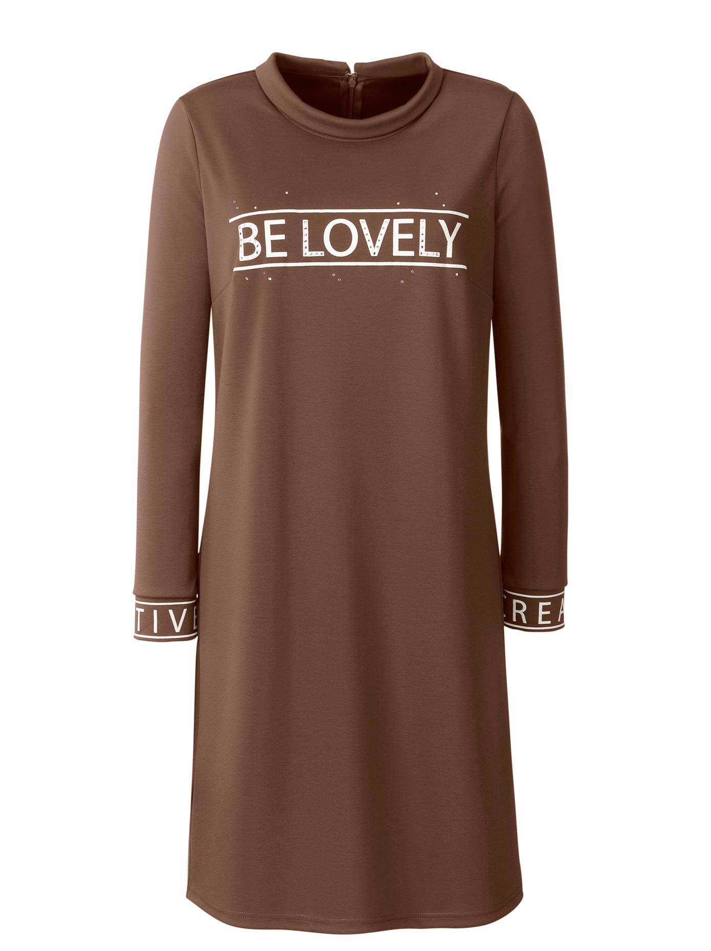 Image of RICK CARDONA by Heine Jerseykleid »Lederimitat-Kleid« bei Ackermann Versand Schweiz