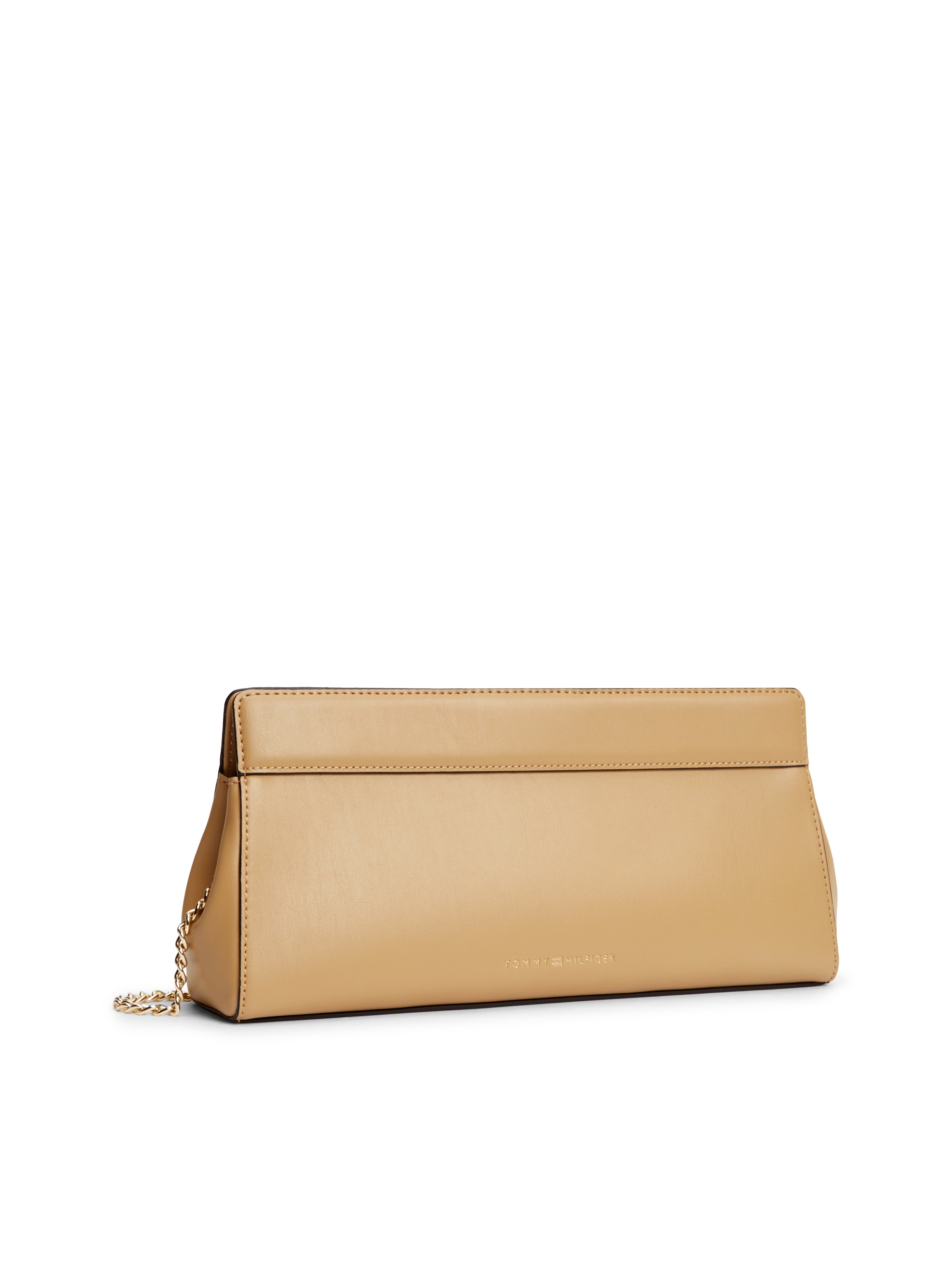 Tommy Hilfiger Clutch »TH MODERN CLUTCH« Damen Umhängetasche, Handtasche mit goldfarberem Umhängeriemen
